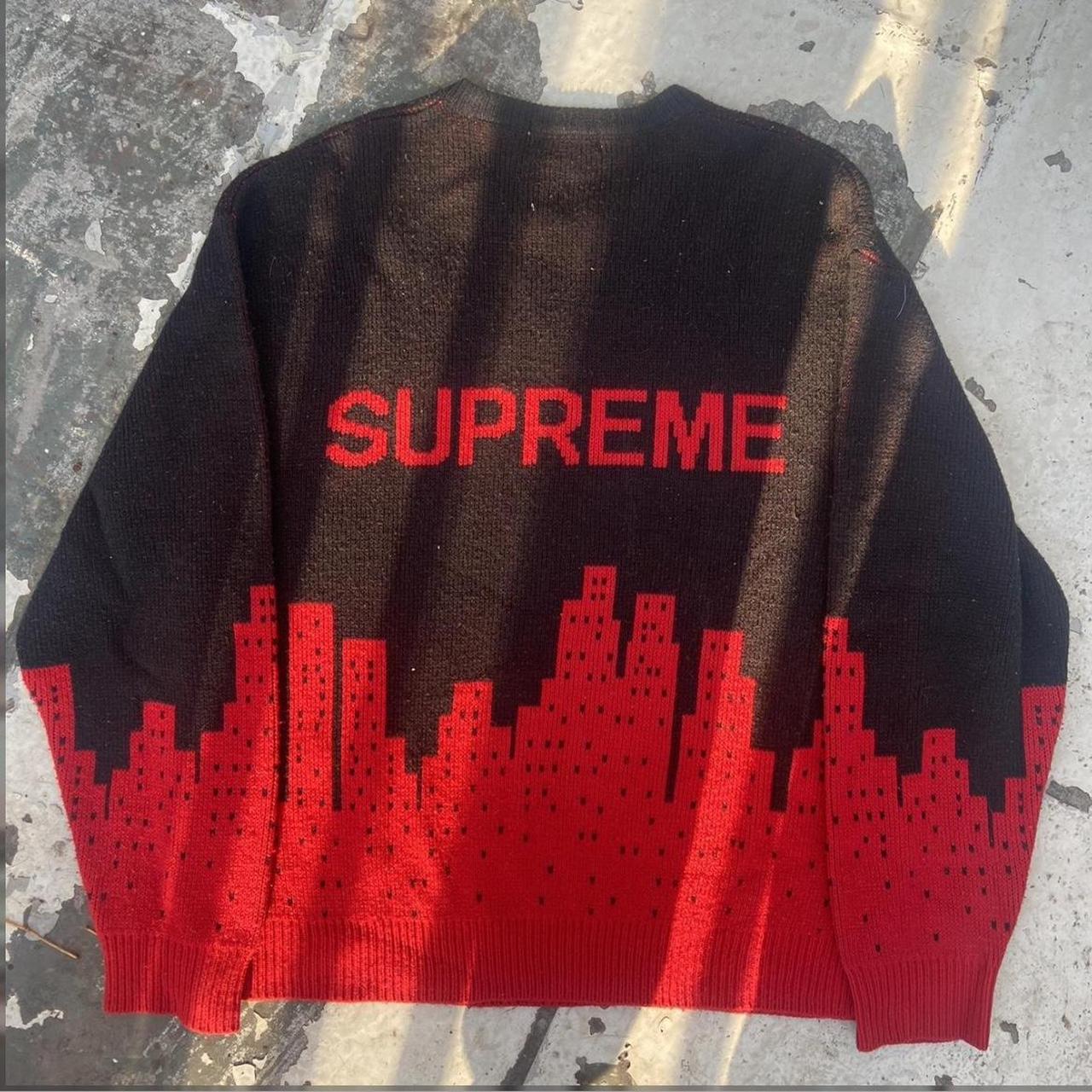 supreme new York sweater Size large, lightly worn,... - Depop