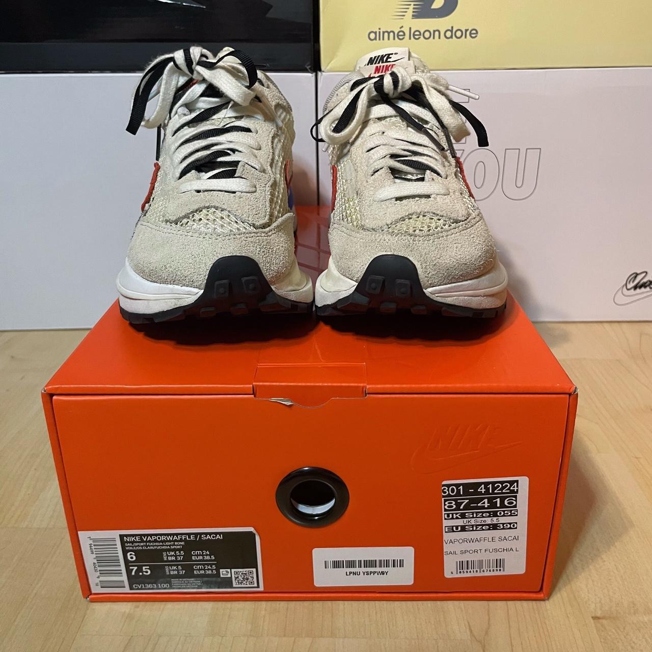 sacai x nike vaporwaffle light bone