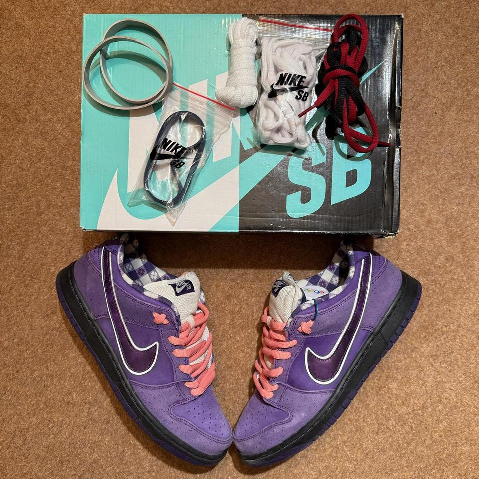Nike SB Dunk High Mulder Blue White UK US Depop