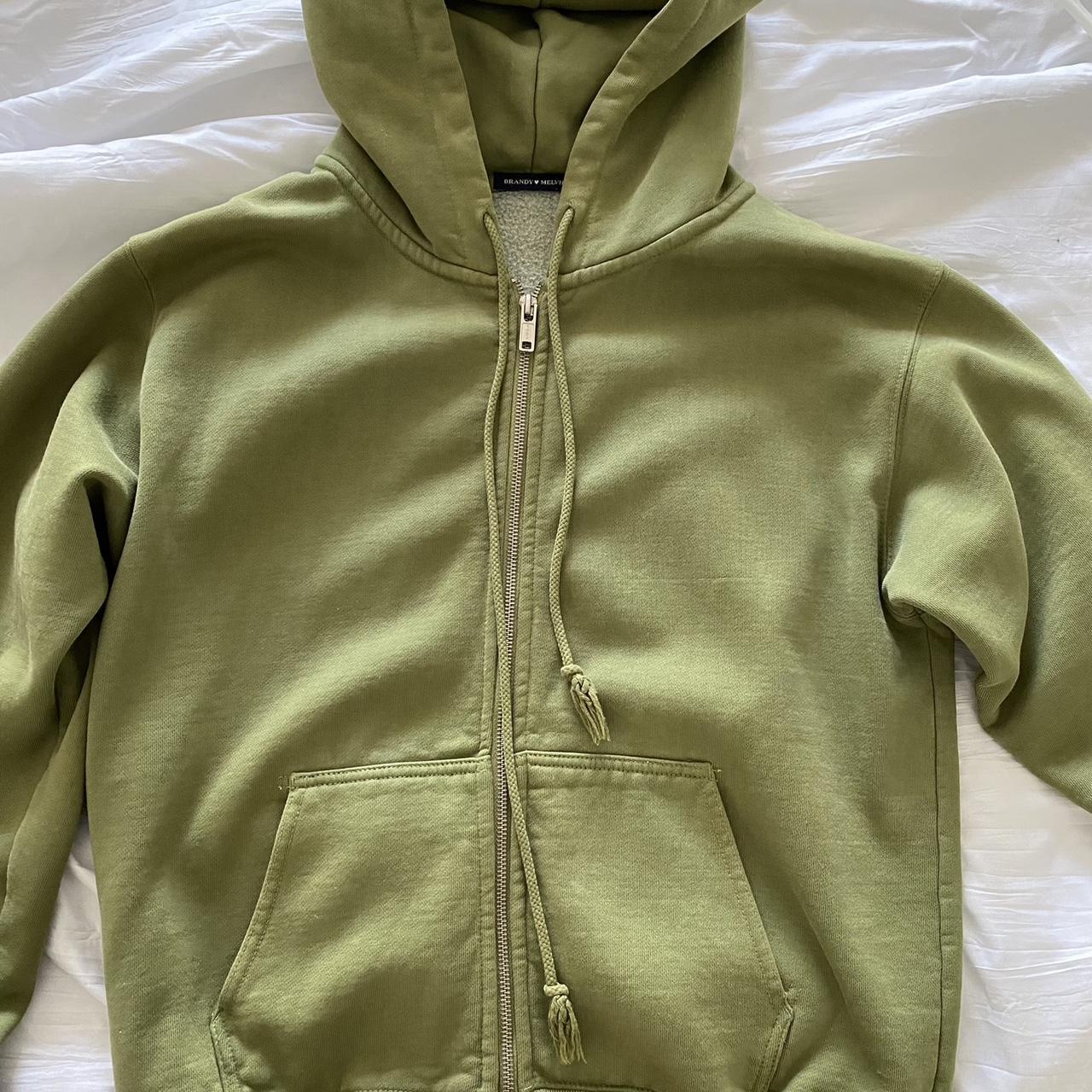 Brandy store melville christy green matcha jacket (regular fit version) BNWT