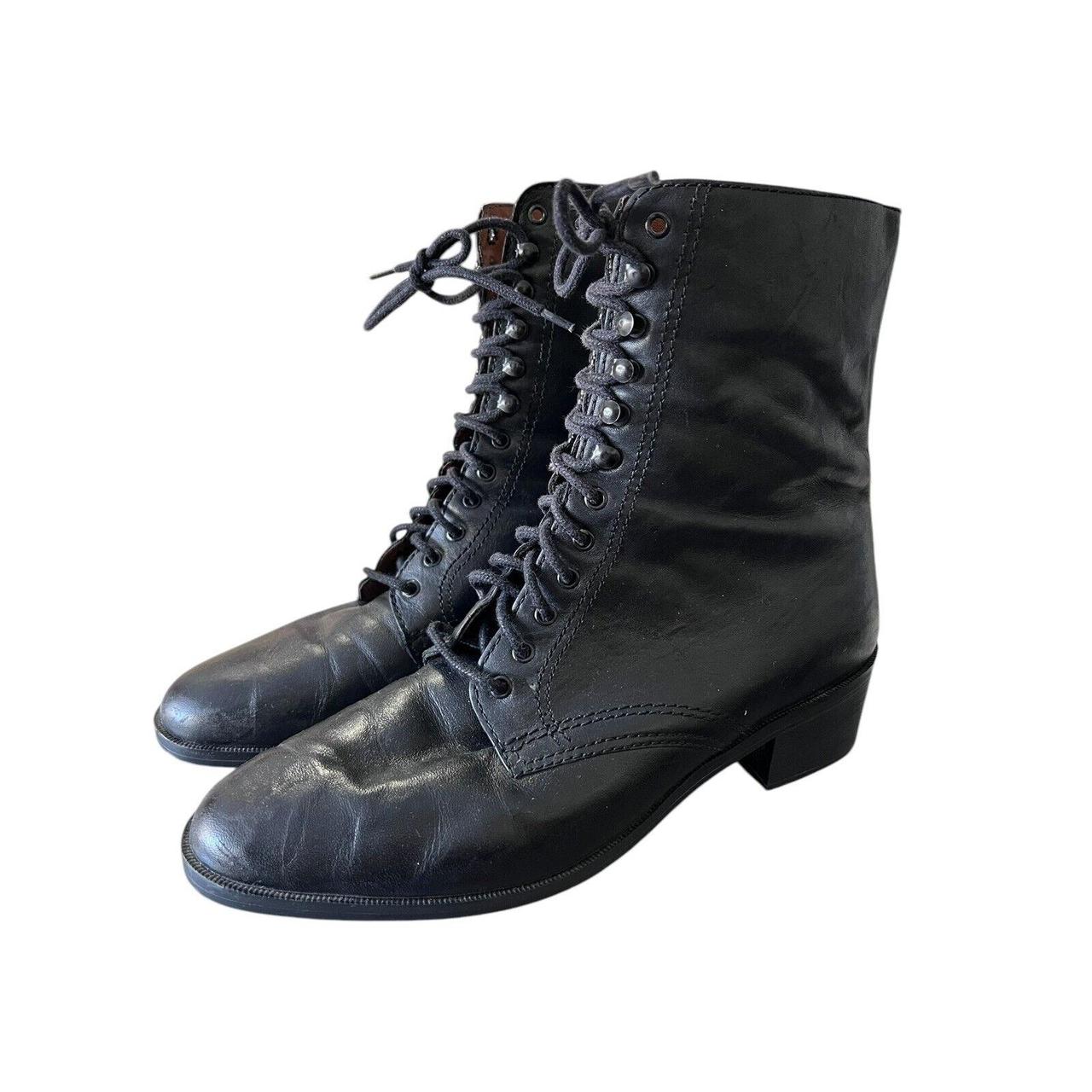 Franco Sarto Women's Lace up Boots Black US – Size