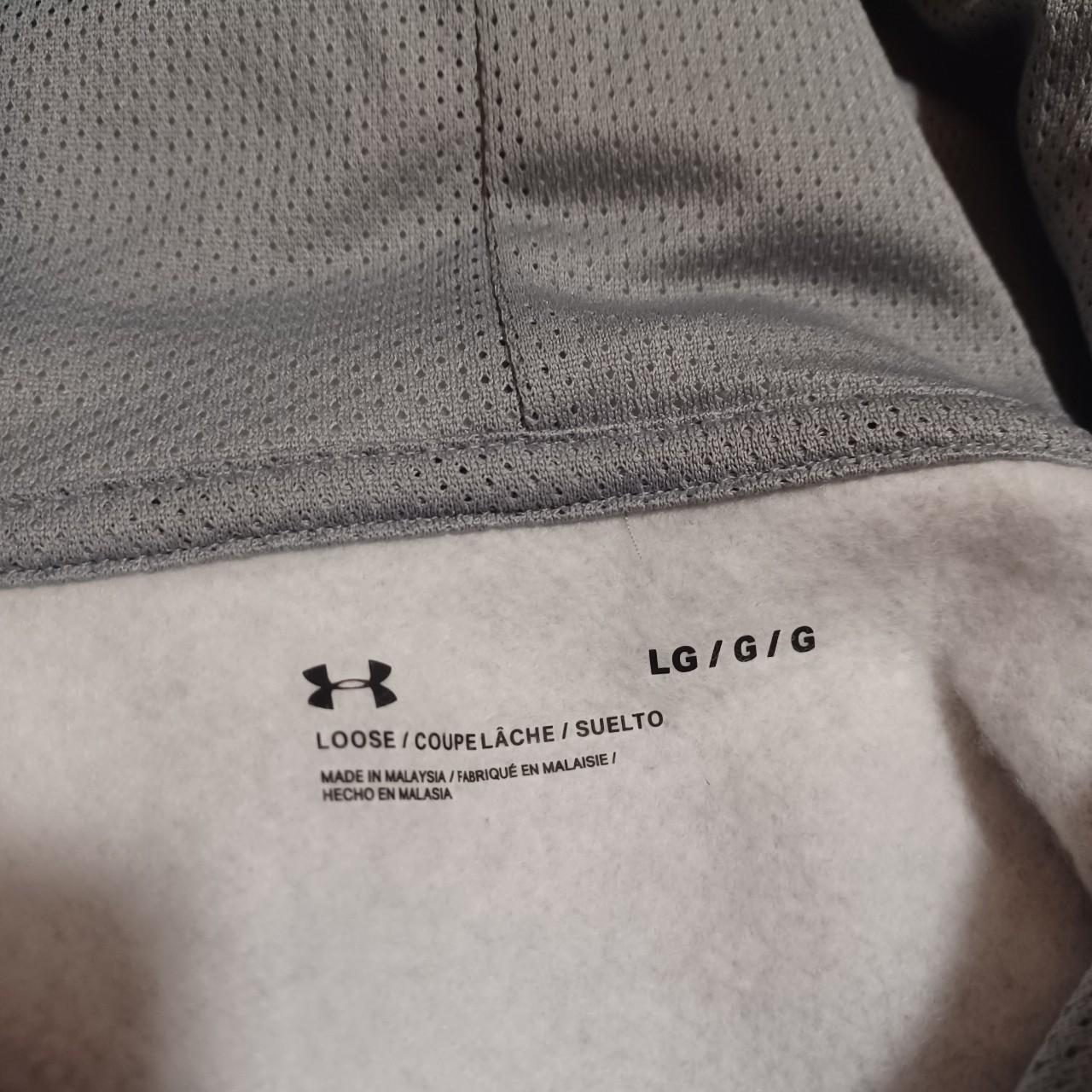 Grey Under Armor Hoodie Worn only a handful of times - Depop