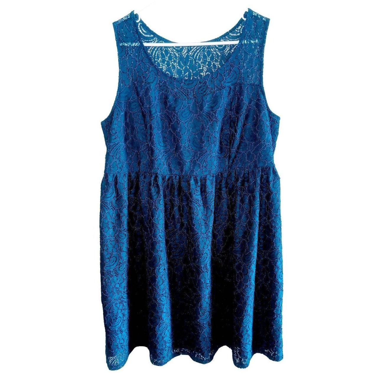 Lane bryant discount blue lace dress