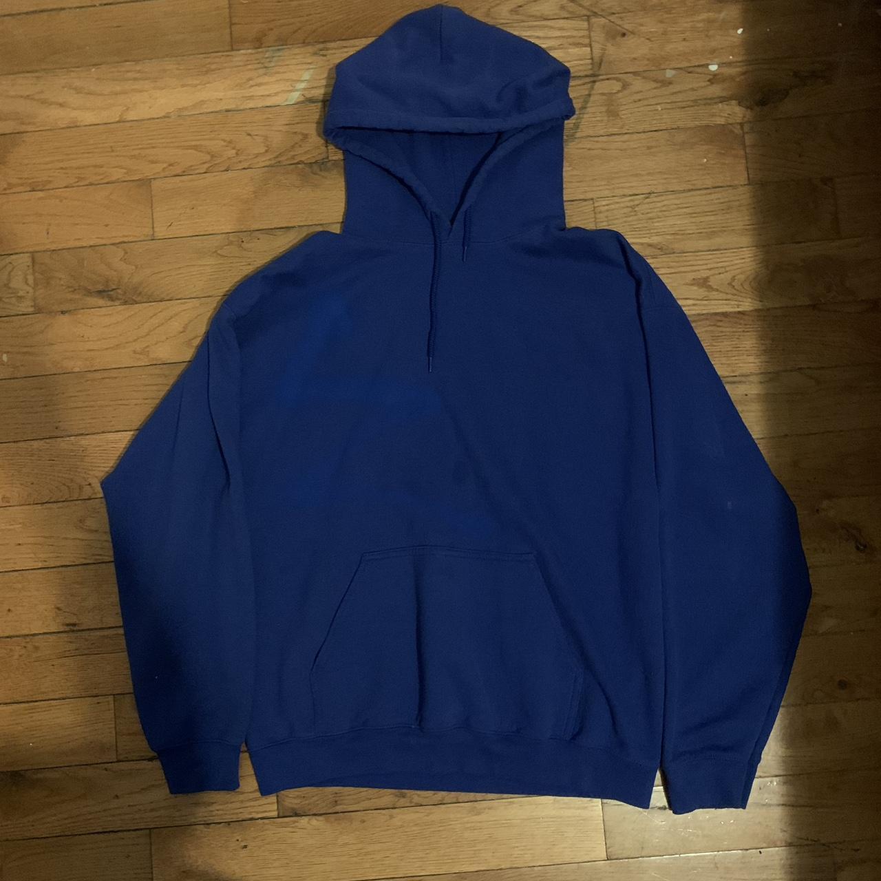 Vibrant Blue Hoodie Offbrand Yeezy gap hoodie type... - Depop