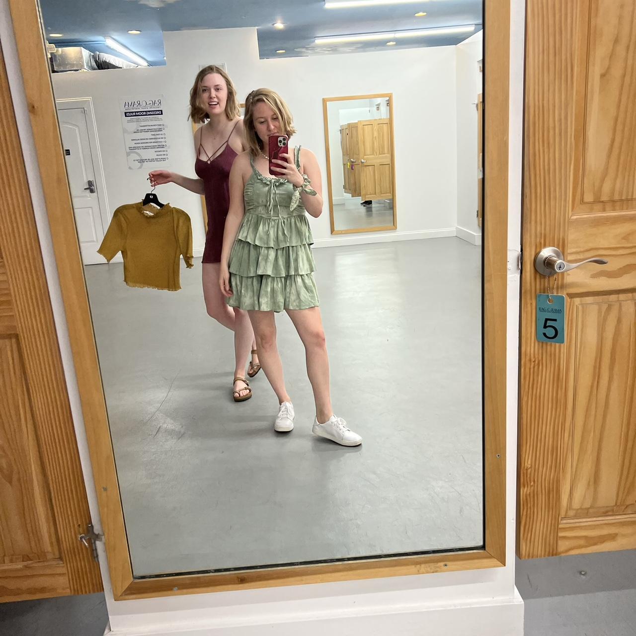 Cider Green Fairy Dress 🧚🏻‍♀️ Worn once! Try on pic... Depop