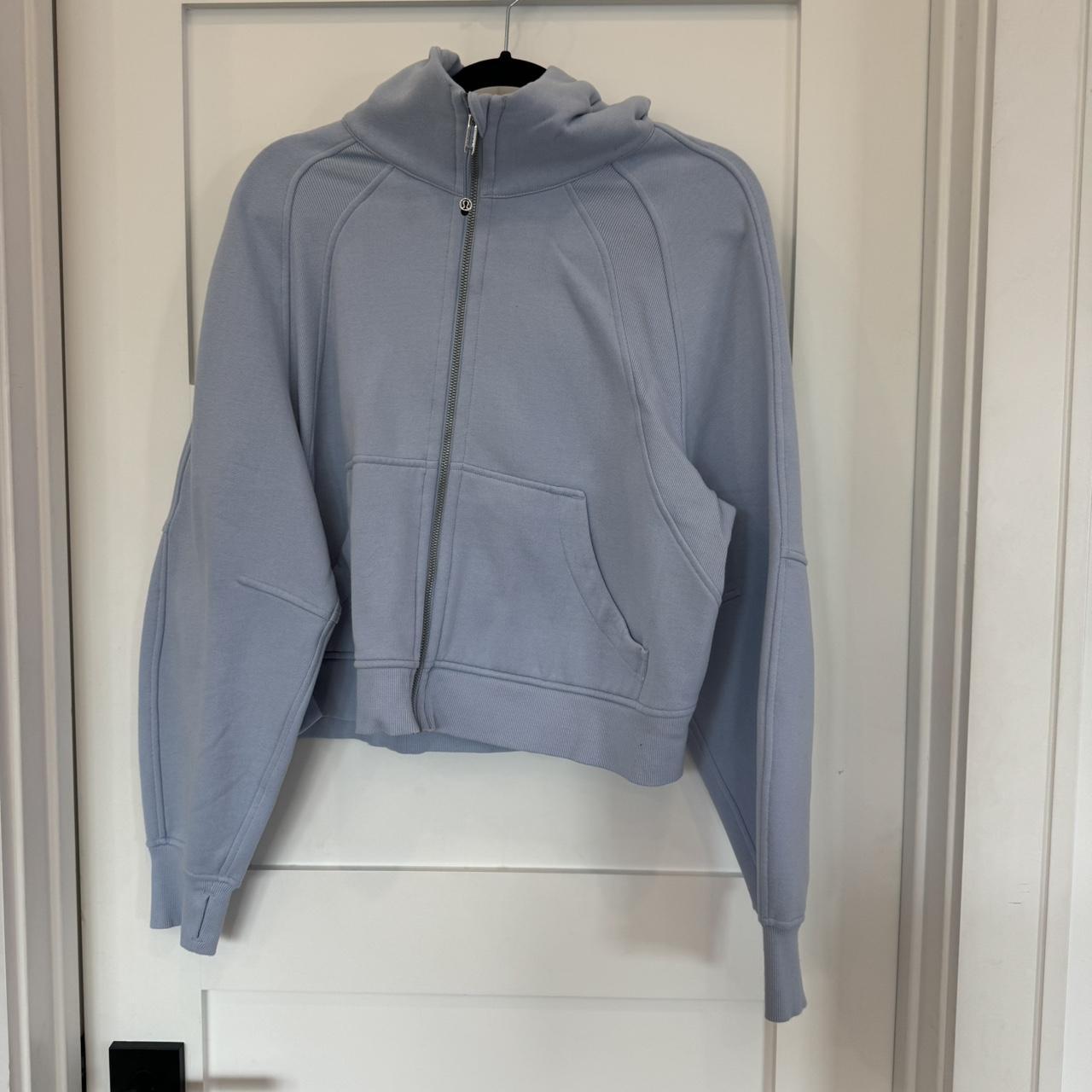 Lululemon Silver Blue oversized scuba full selling zip