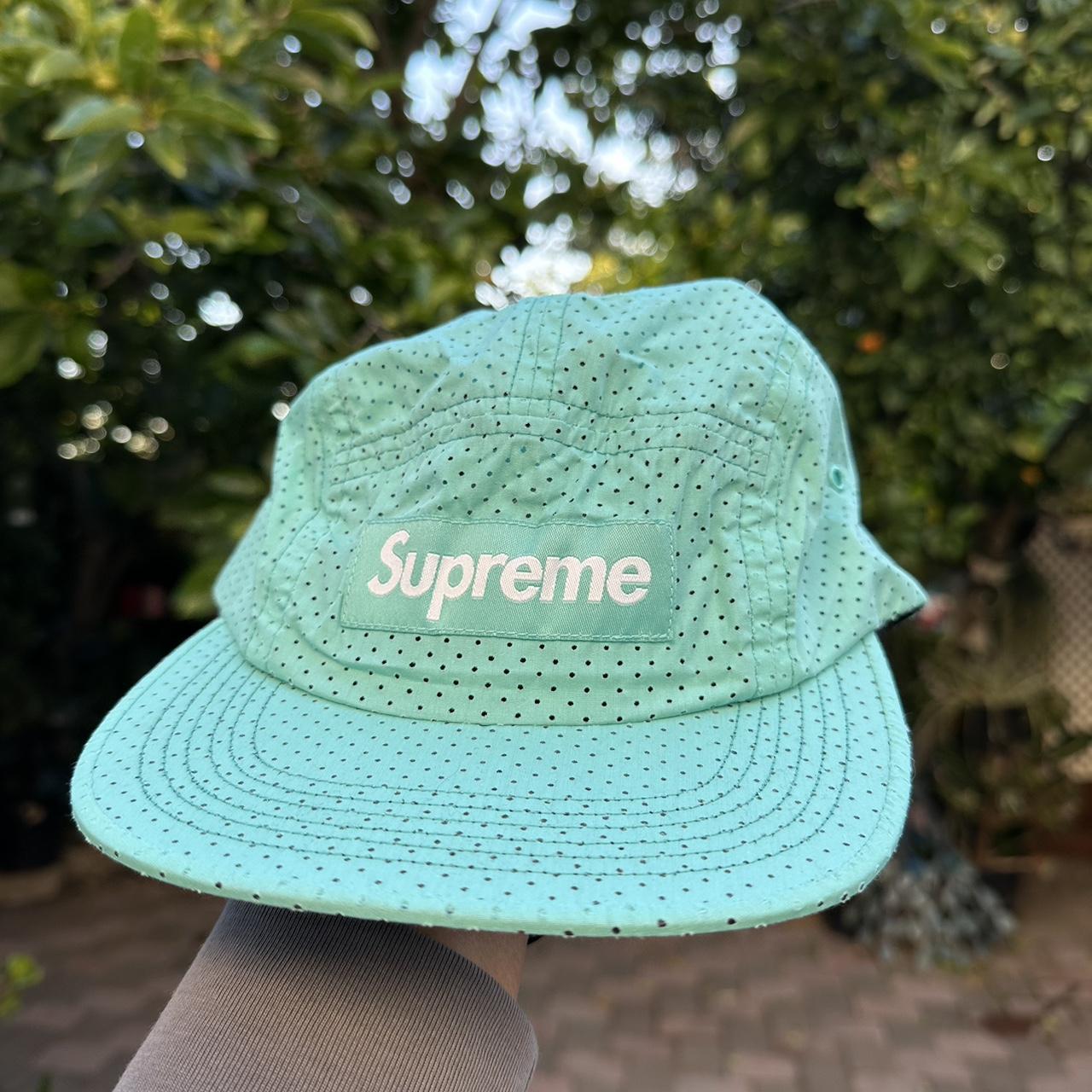 Supreme perforated 2025 camp cap