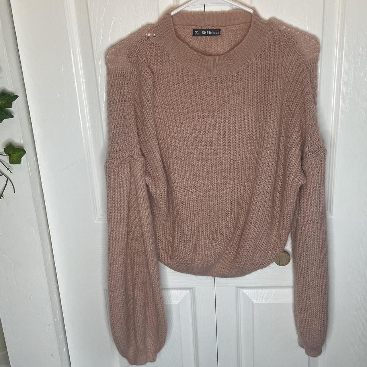 SHEIN Women's Pink Jumper | Depop