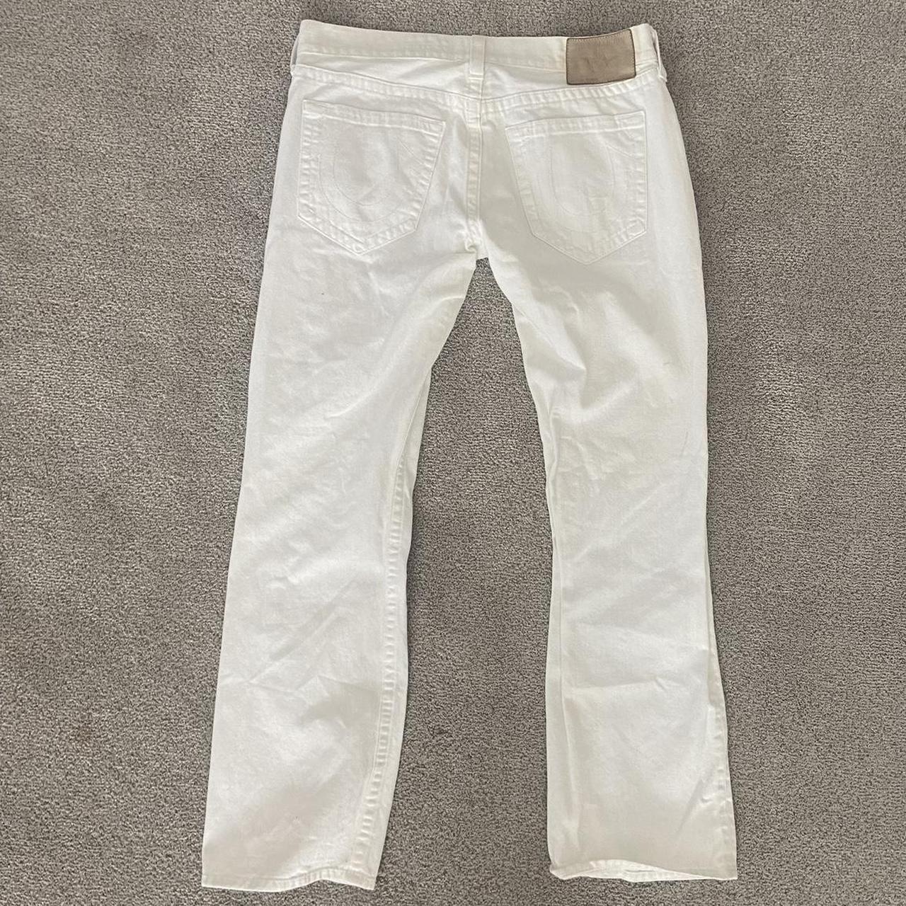 All White True Religion Jeans, very good condition,... - Depop