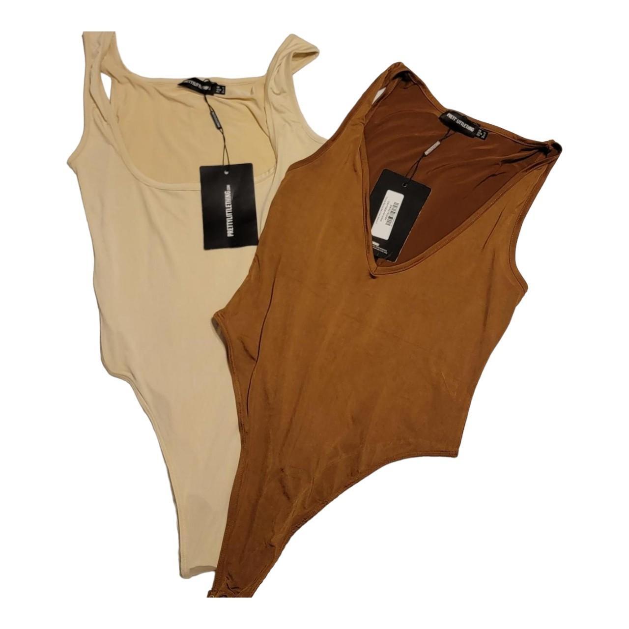 Basic Slinky Bodysuits 2 Bodysuits 1 scoop Neck,... Depop