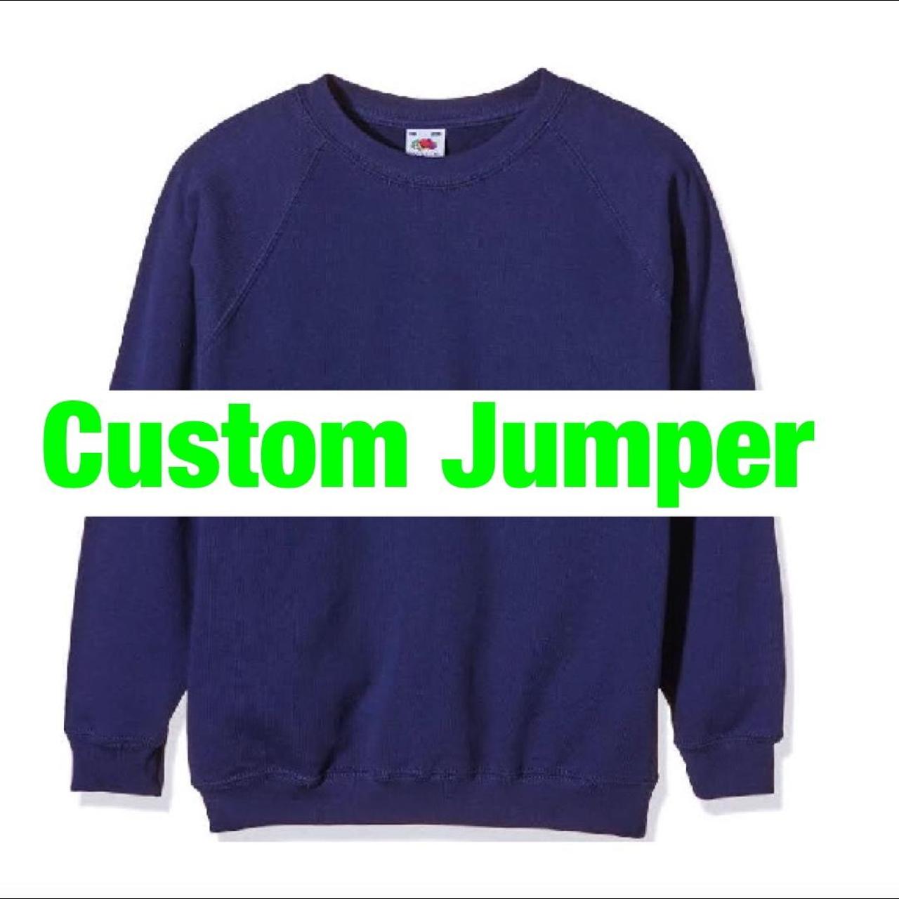 mens navy nike jumper
