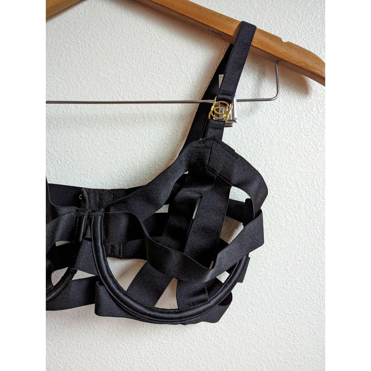 Victoria's Secret logo strappy caged mesh lingerie - Depop