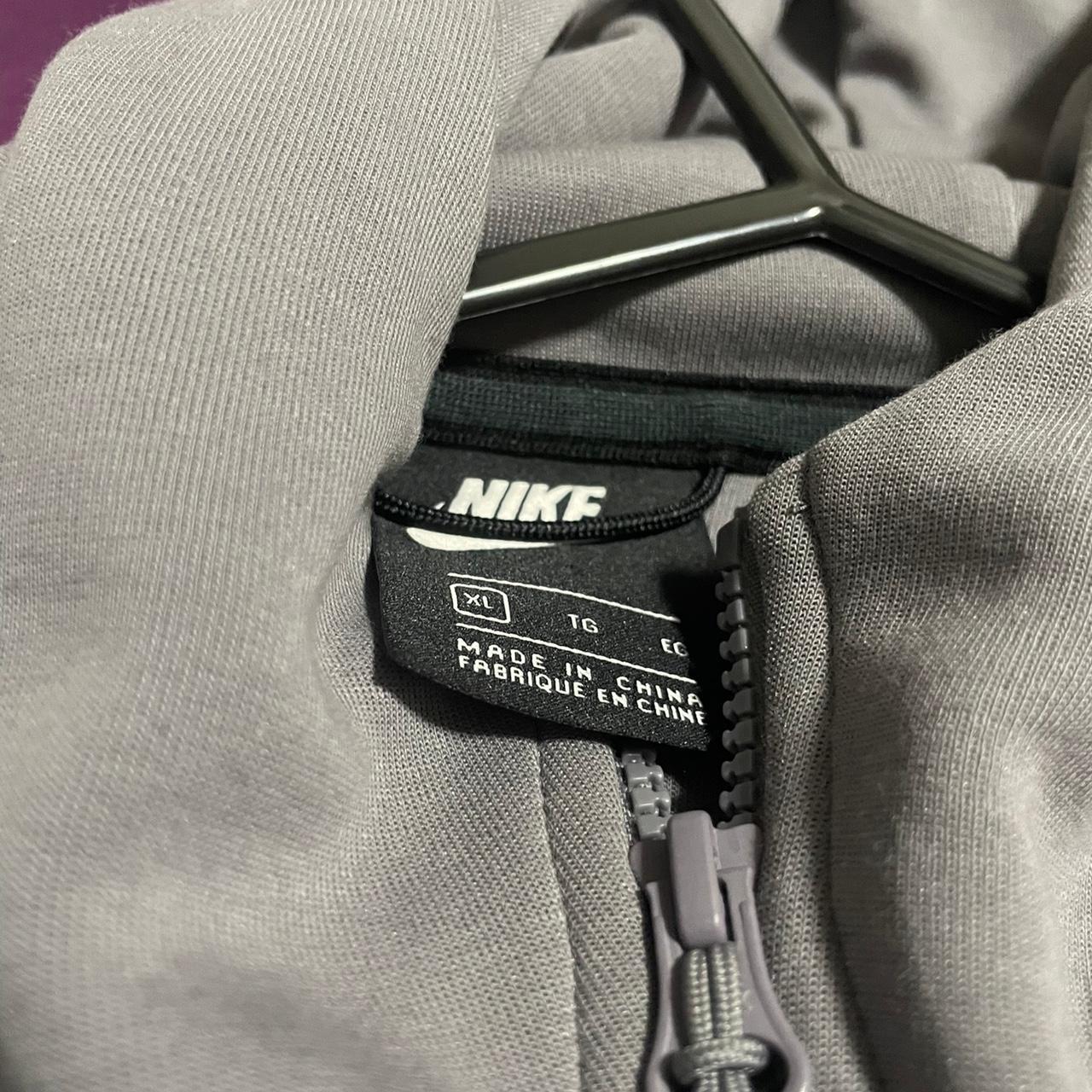Nike Men's Grey Hoodie | Depop
