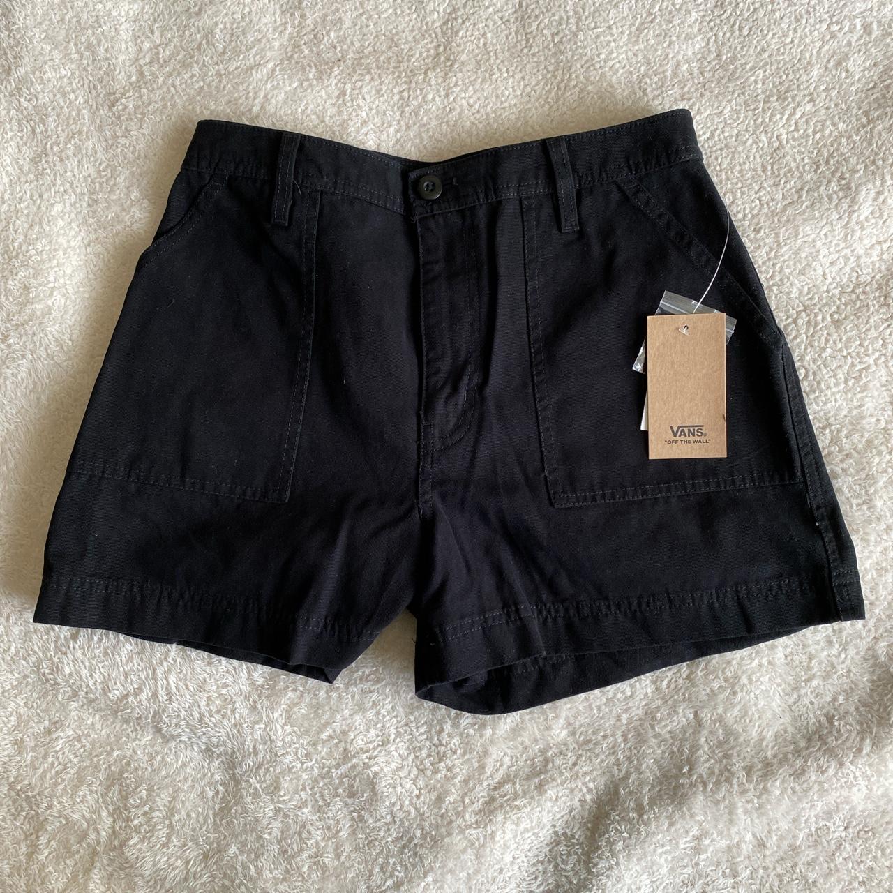 Vans Women's Black Shorts | Depop