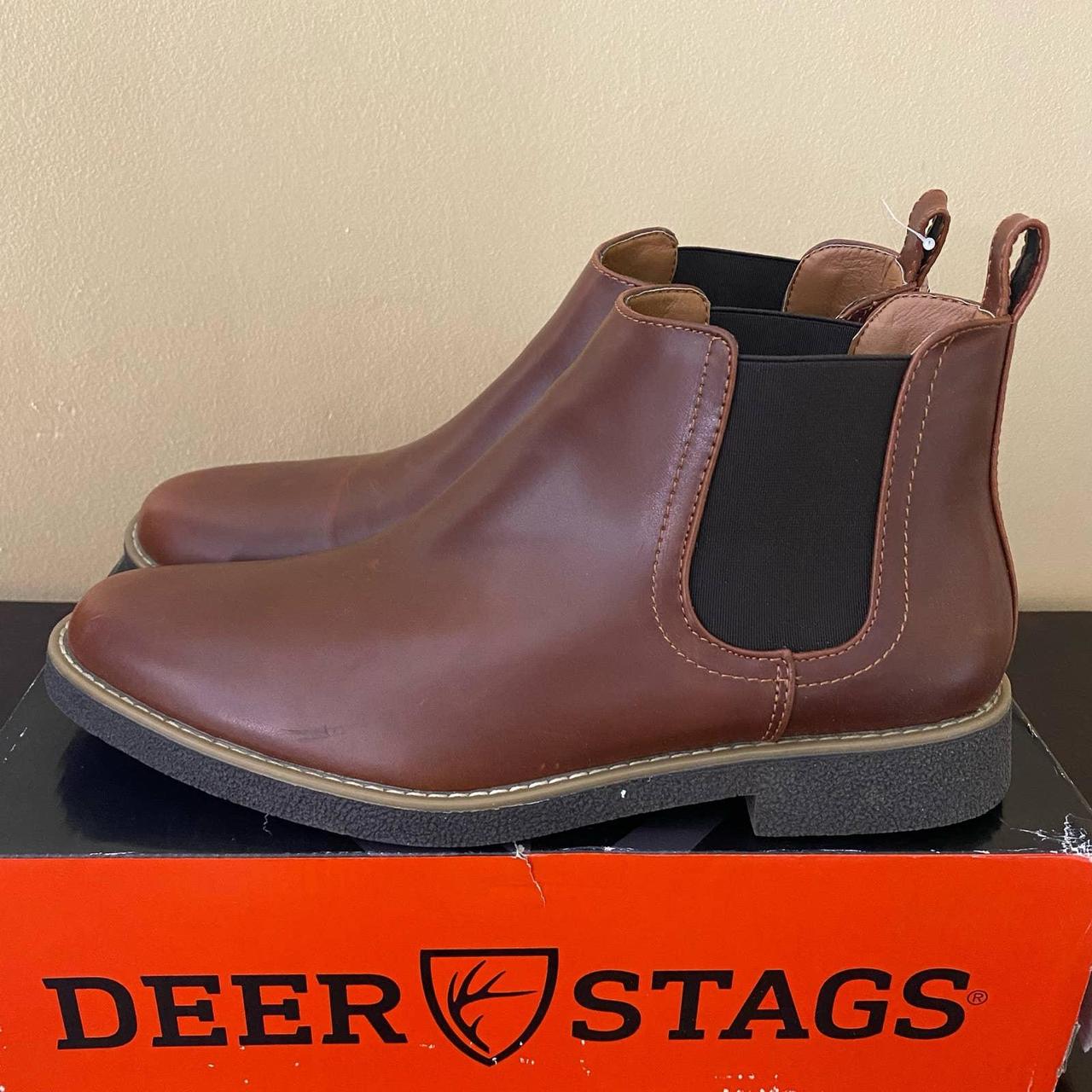 deer stags chelsea boots