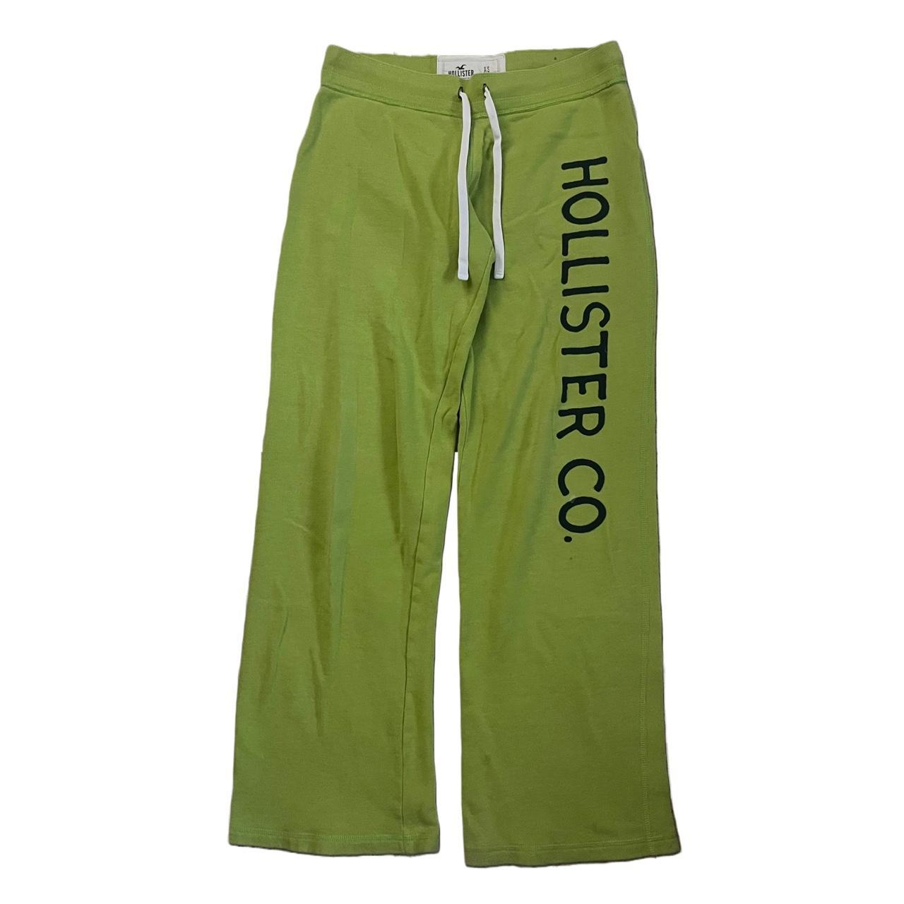 Hollister green fashion joggers