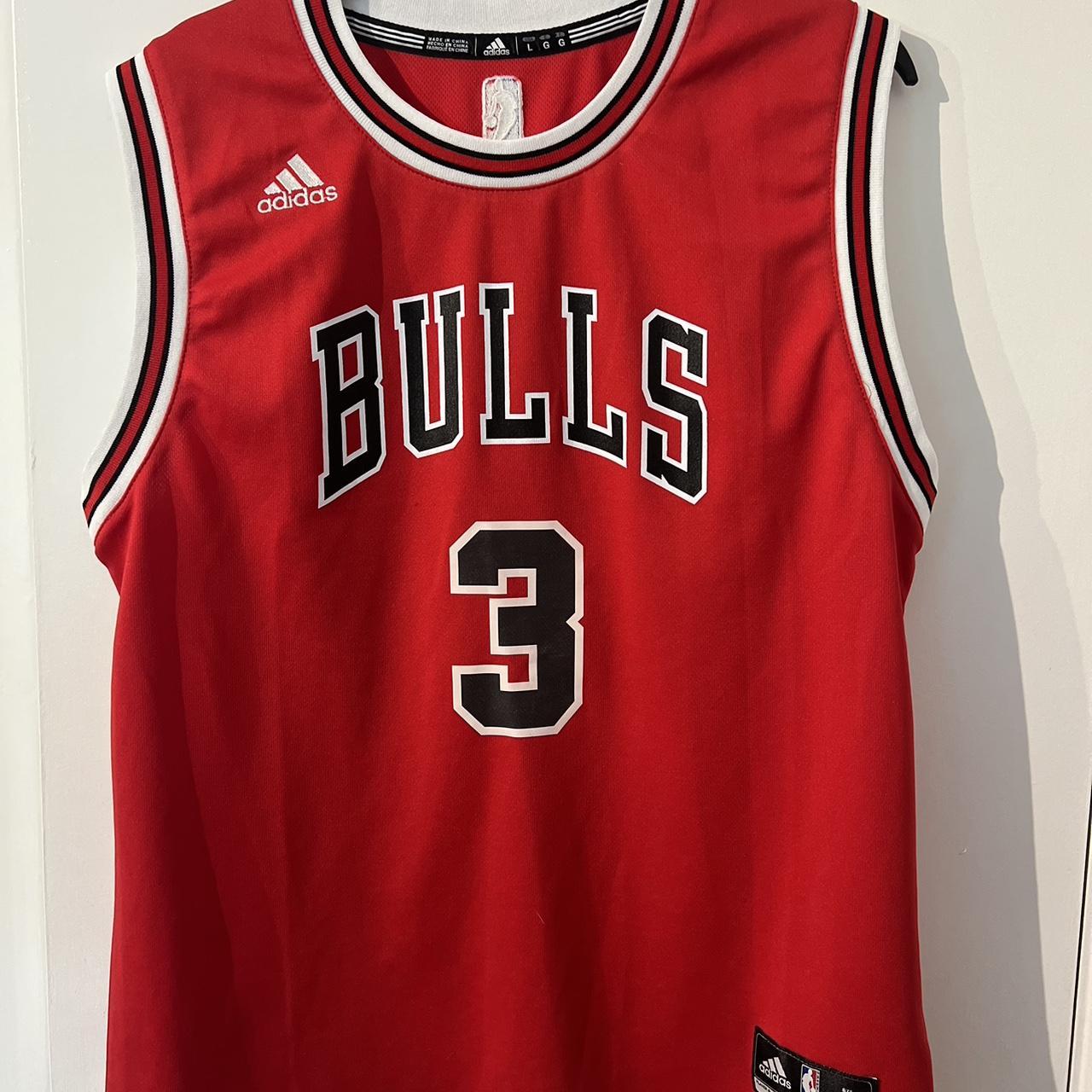Adidas NBA Chicago Bulls Dwyane Wade Basketball Jersey