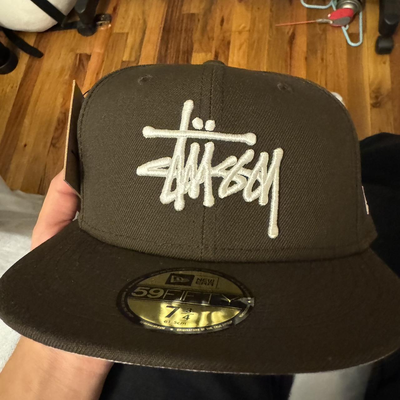 STUSSY New Era hat fitted size 7 3/4 (NEVER WORN) w... - Depop