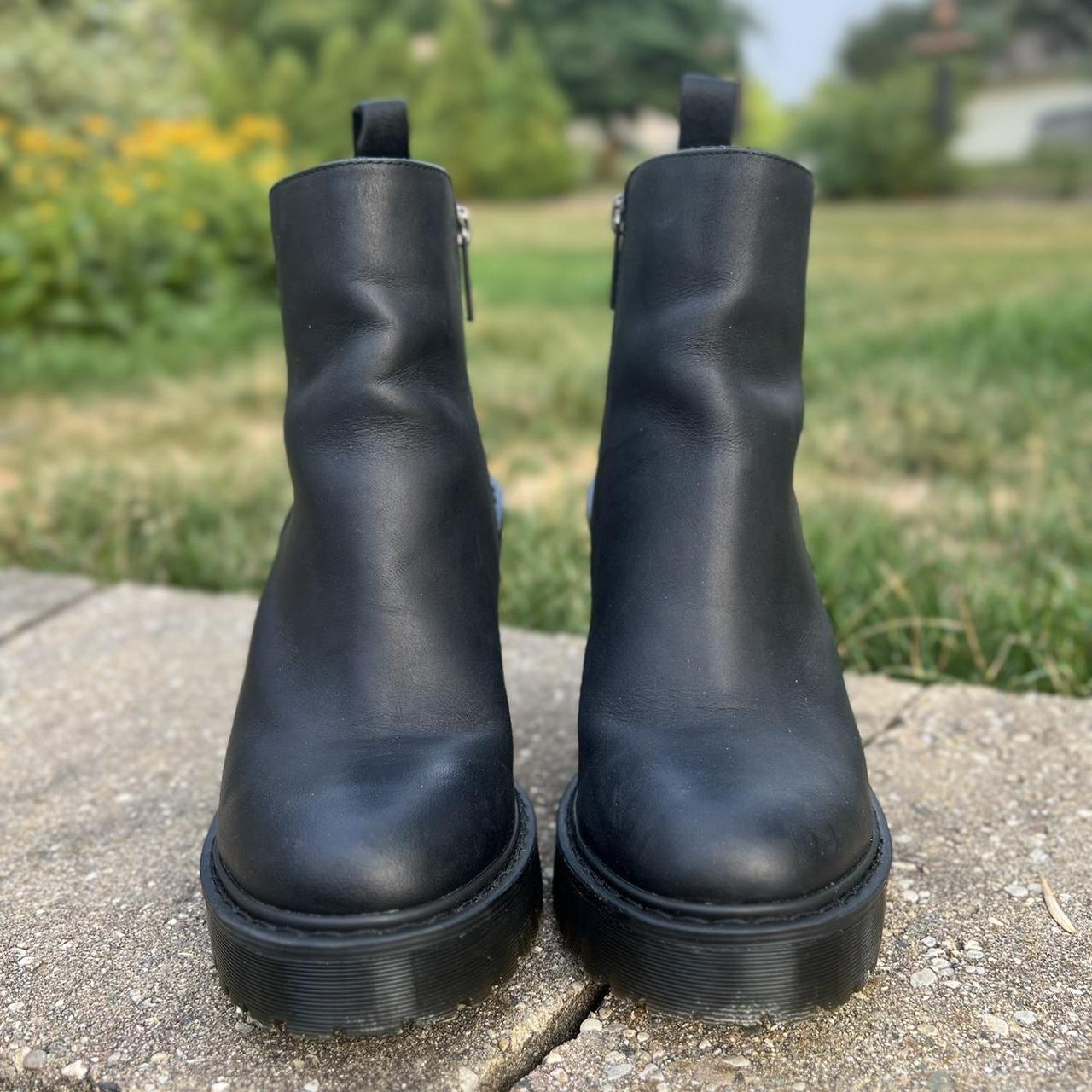 Martens High Heel Chelsea Boots All Depop