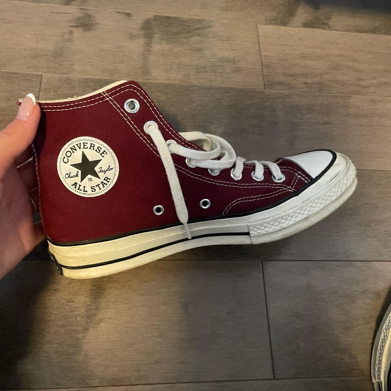 Converse rouge outlet homme