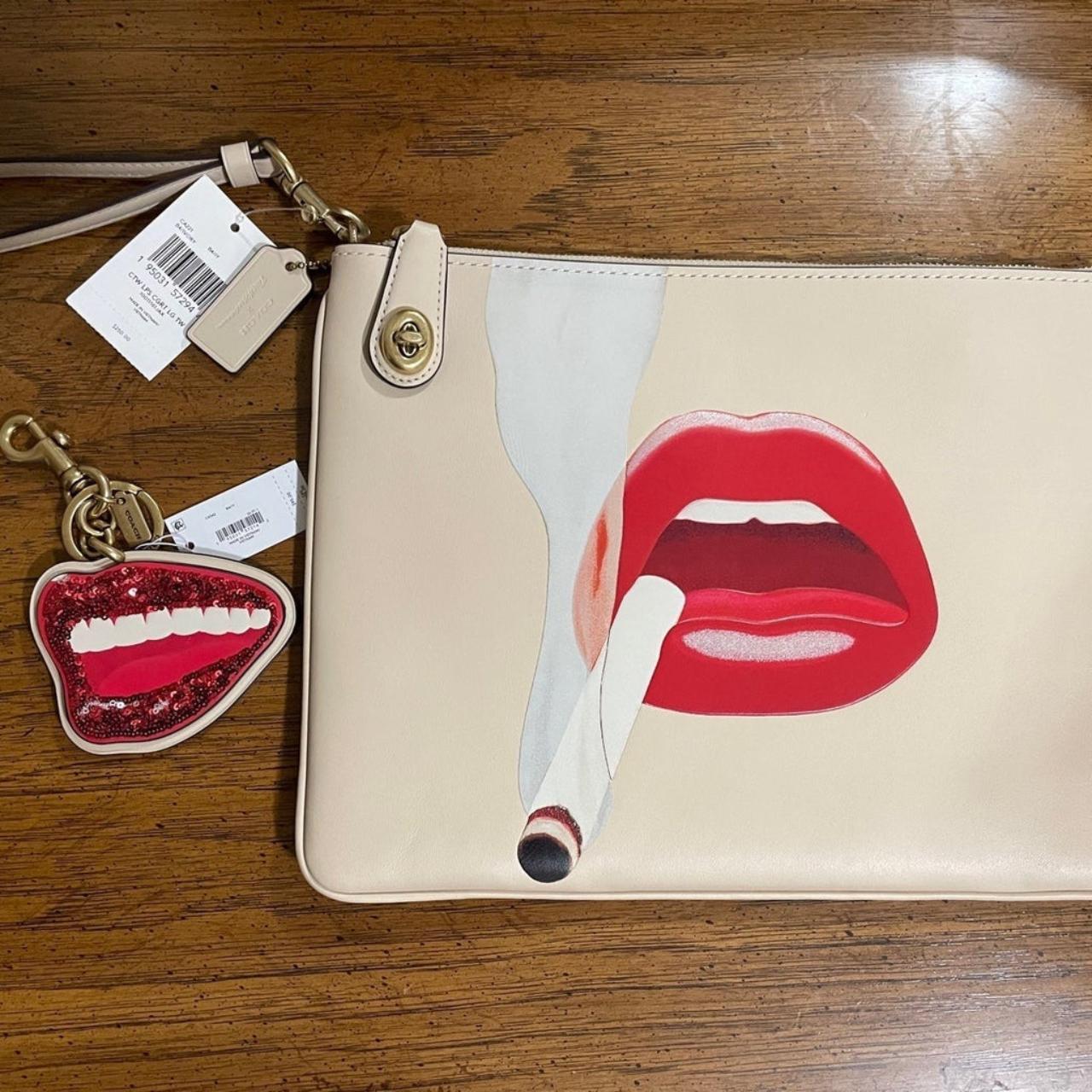 Coach X Tom store Wesselmann Large Turnlock Wristlet