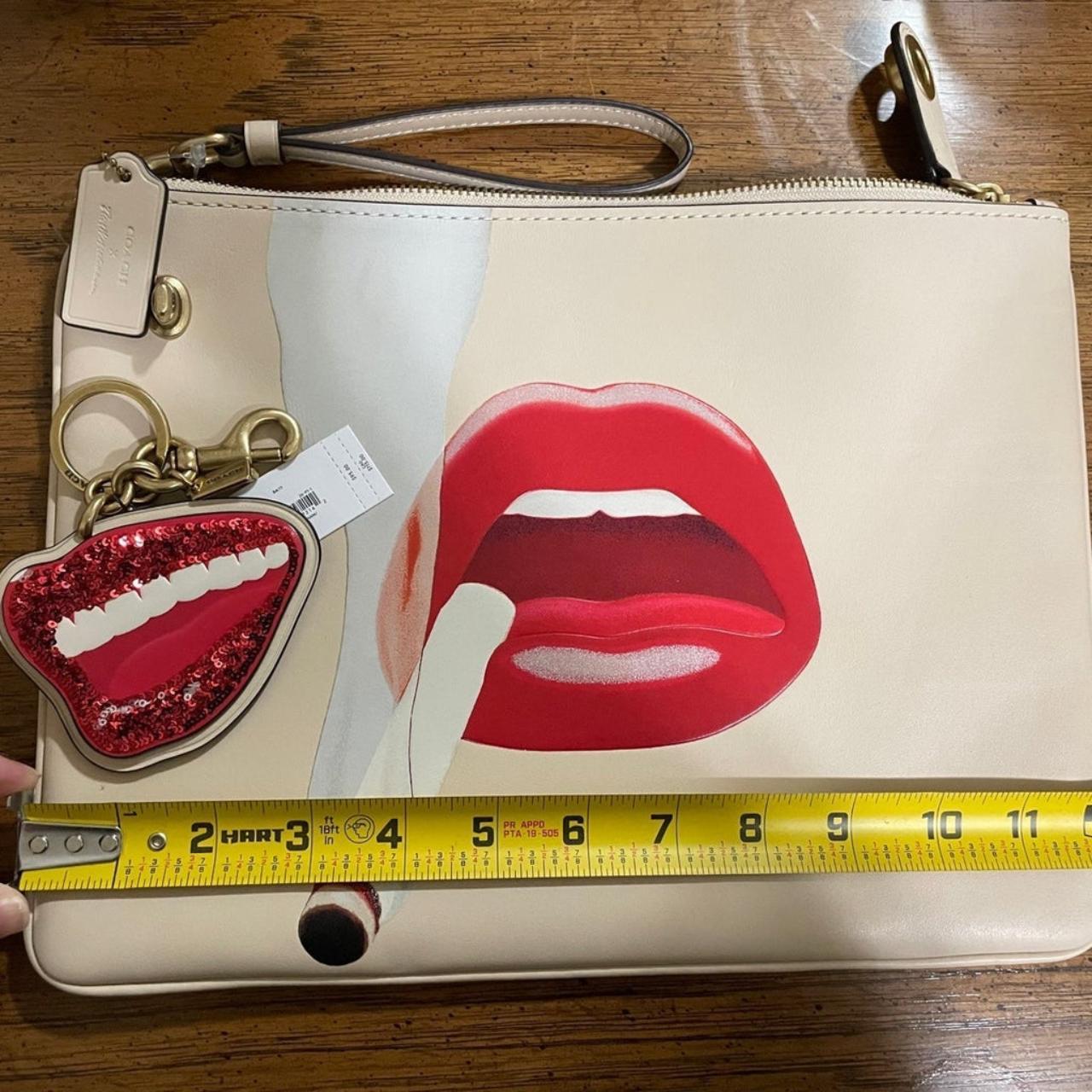 Coach X Tom Wesselmann Large Turnlock popular Wristlet NWT