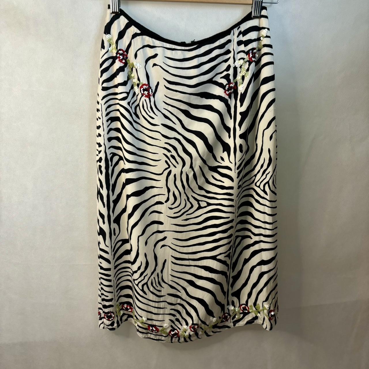 Karen millen zebra print skirt hotsell