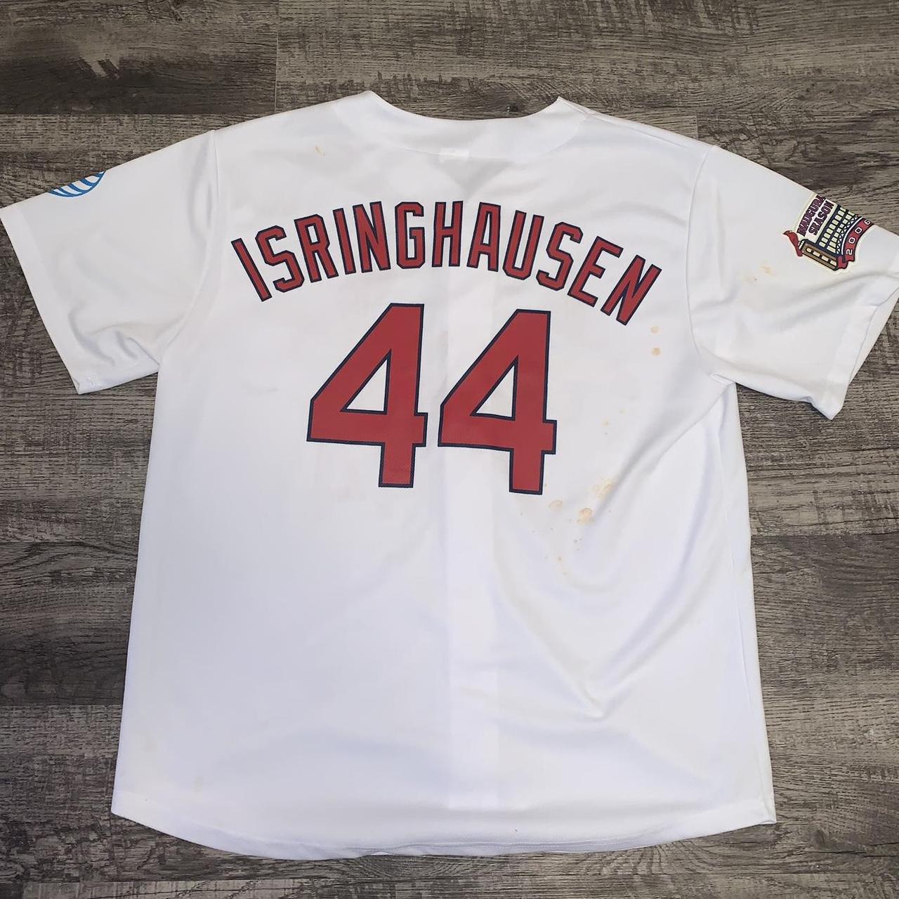 St Louis Cardinals Baseball Jersey XL Isringgausen