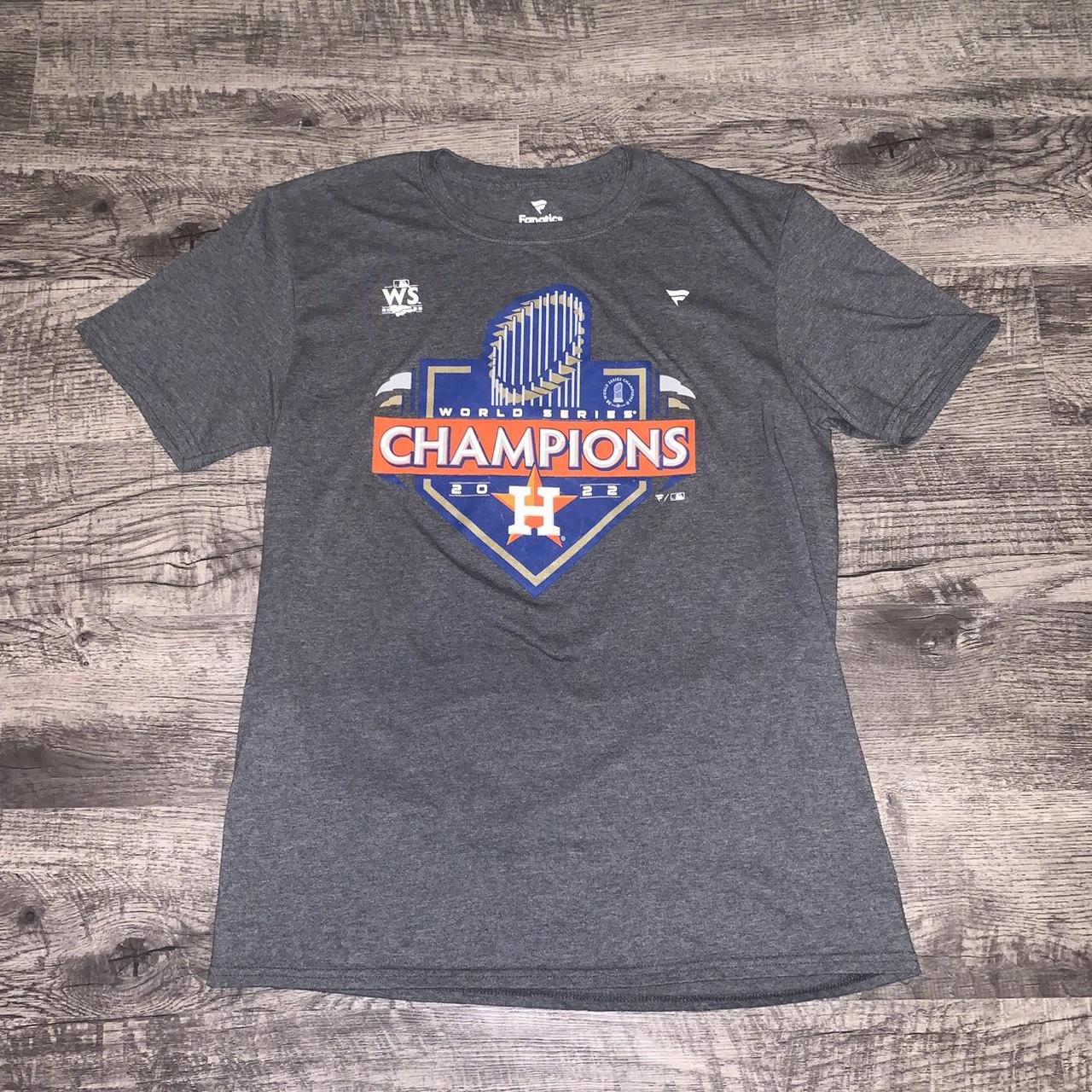 Houston Astros 2017 World Series Champions Orange - Depop