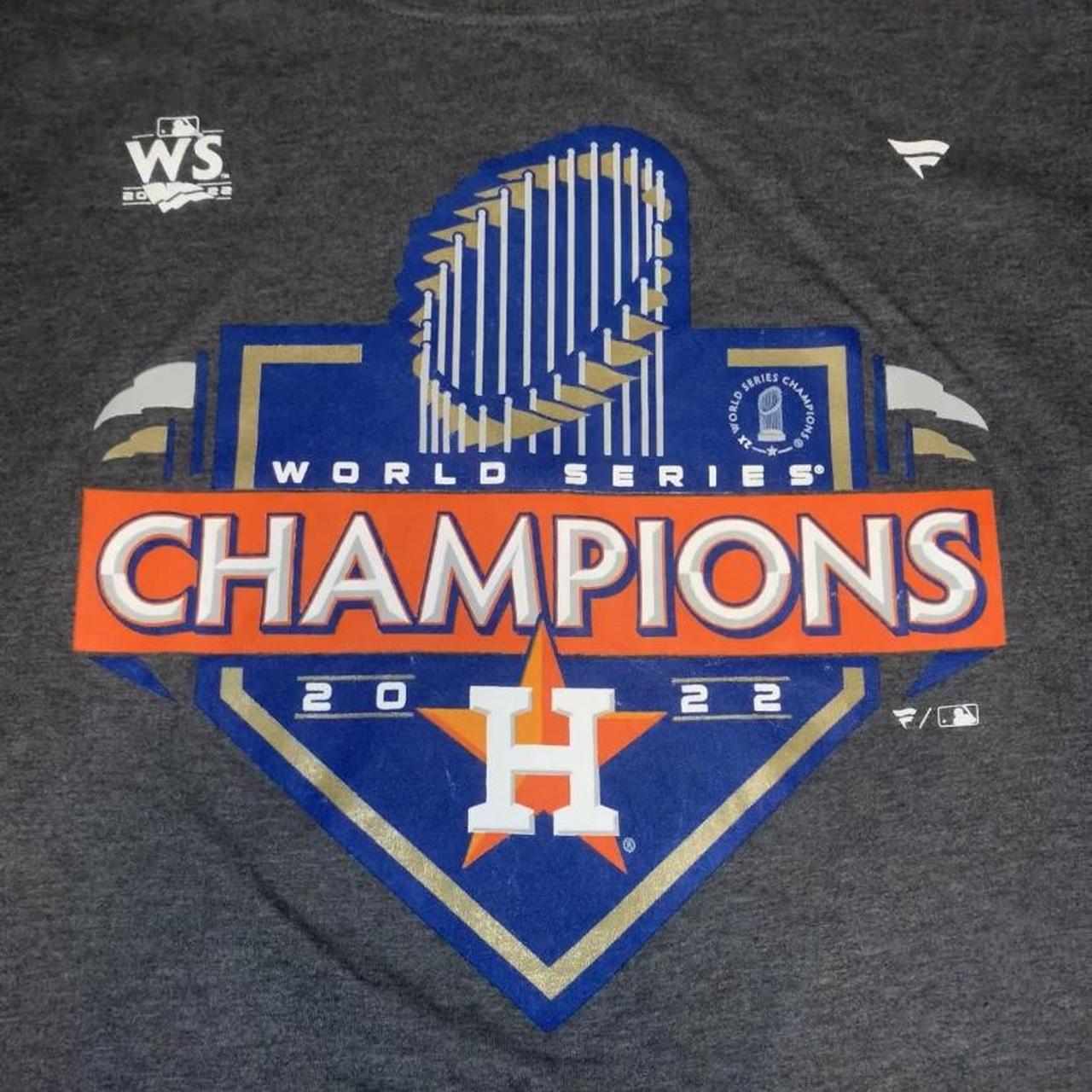 Houston Astros 2017 World Series Champions Orange - Depop