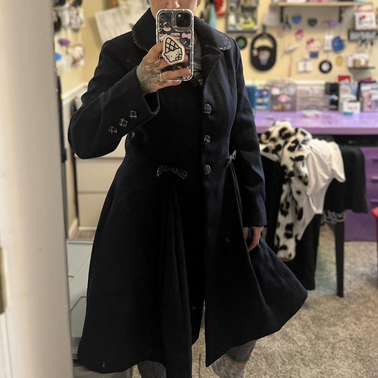 Hell Bunny Robin Coat - Blue – Suzie's Bombshell Boutique