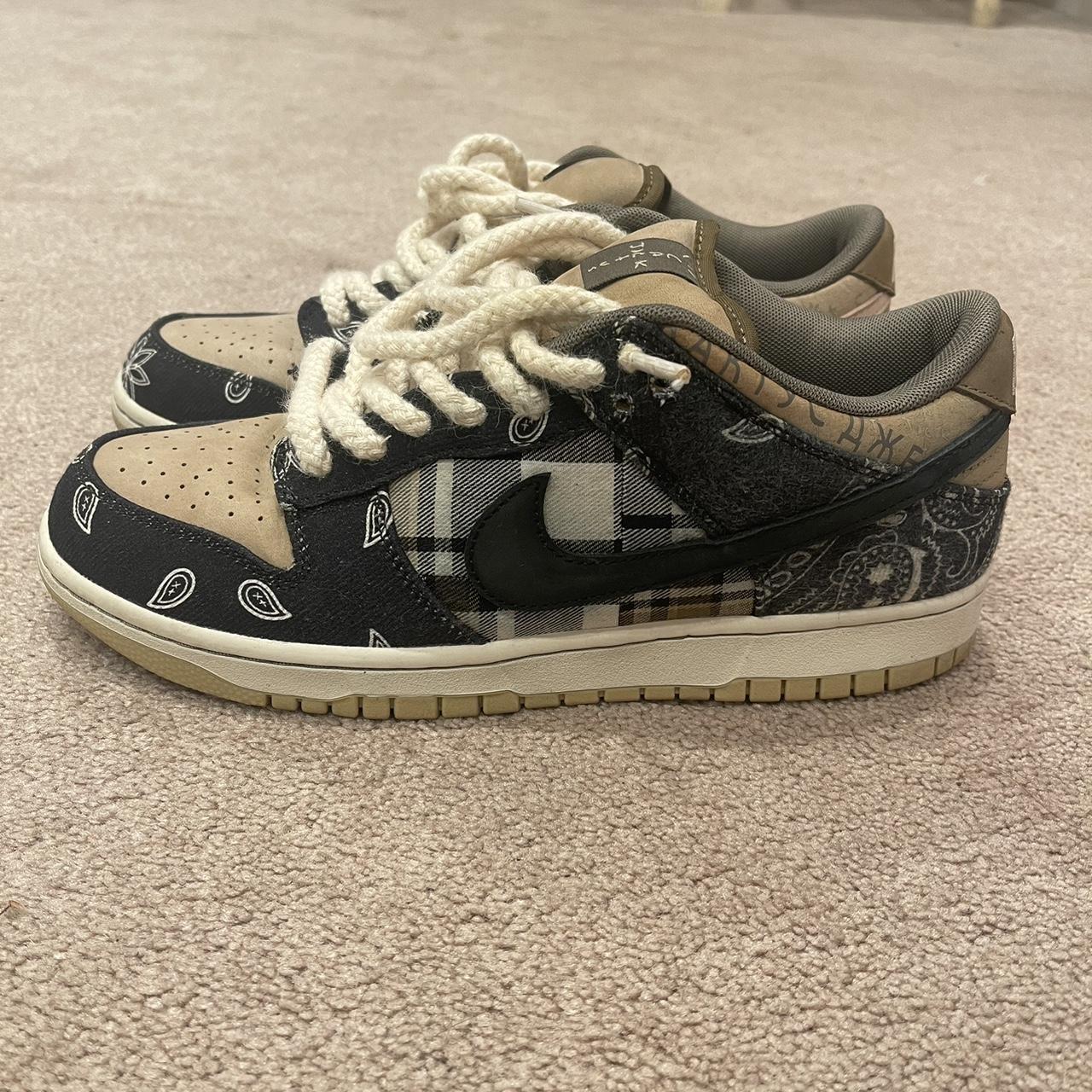 travis scott shoes brown