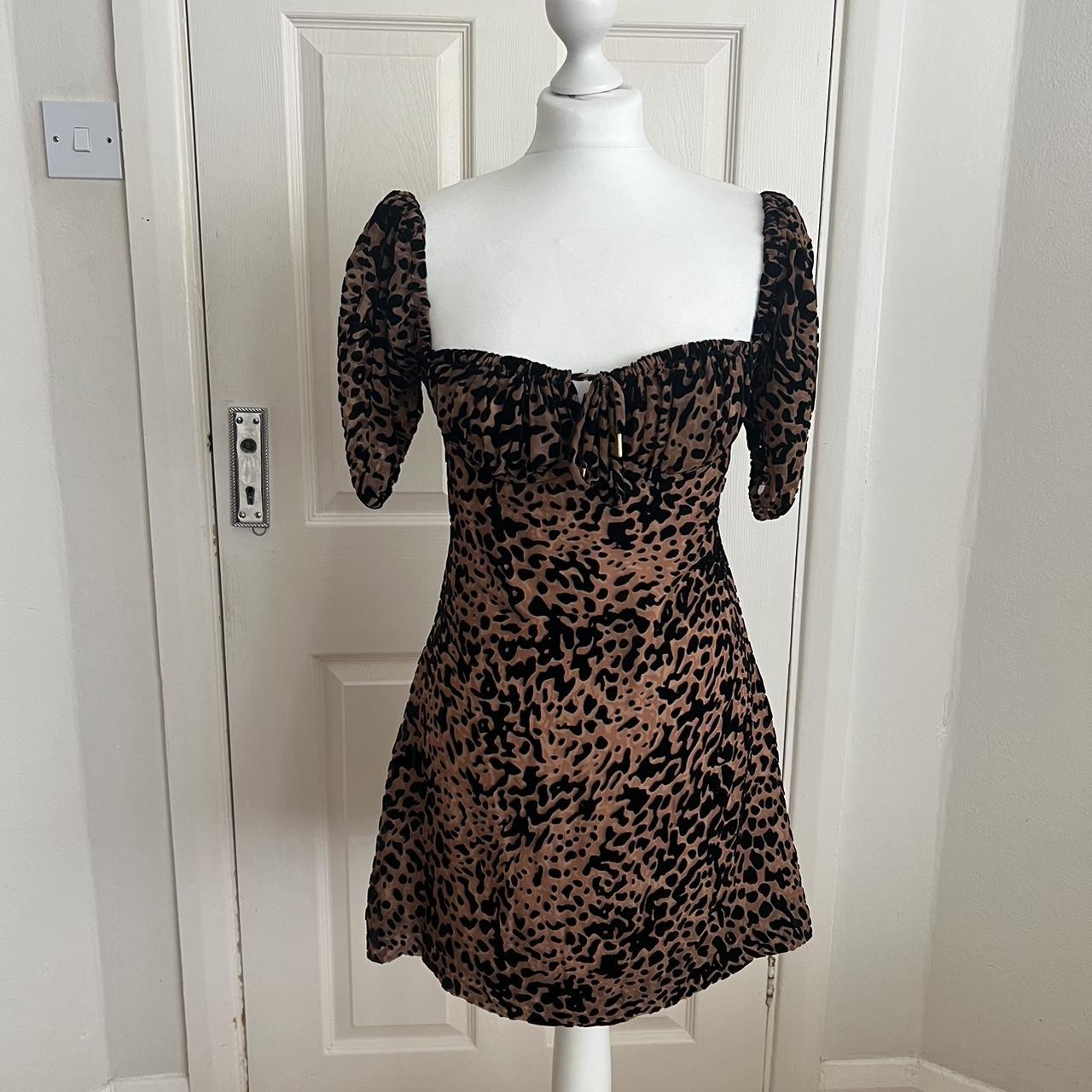 House of cb leopard dress best sale