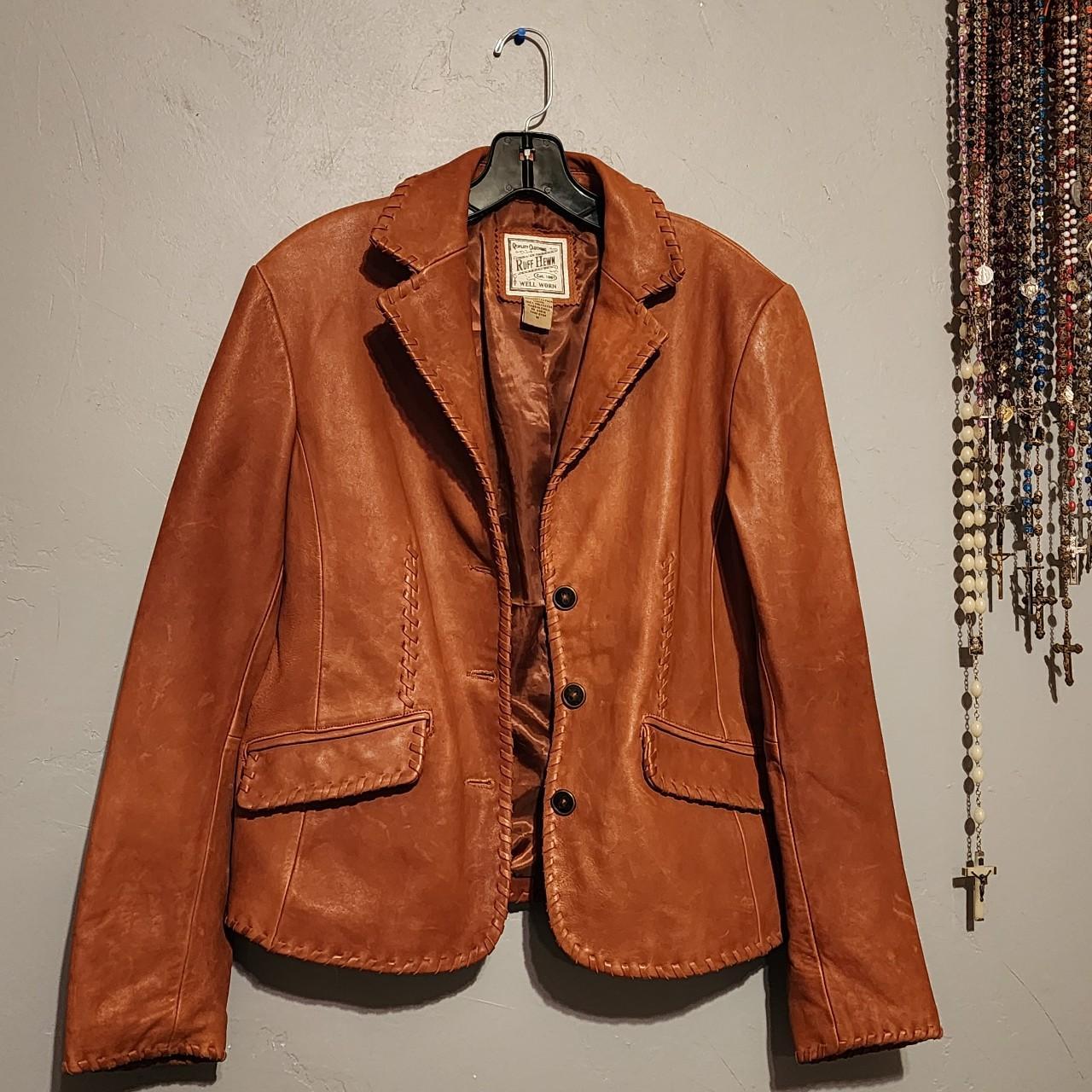 Ruff hewn leather jacket hotsell