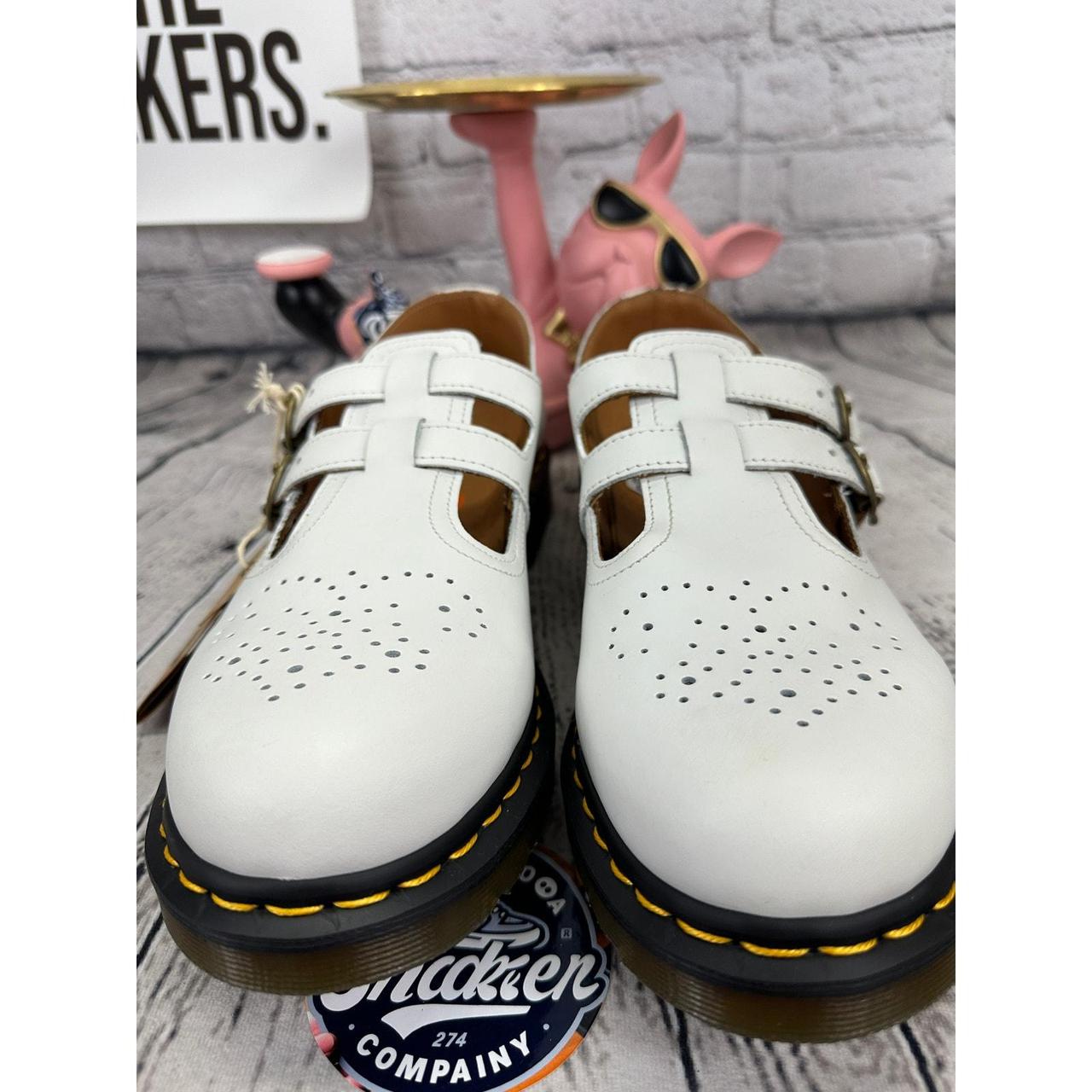 Dr Martens Mary Jane Shoes Mens 9 | Womens 10 White | Depop