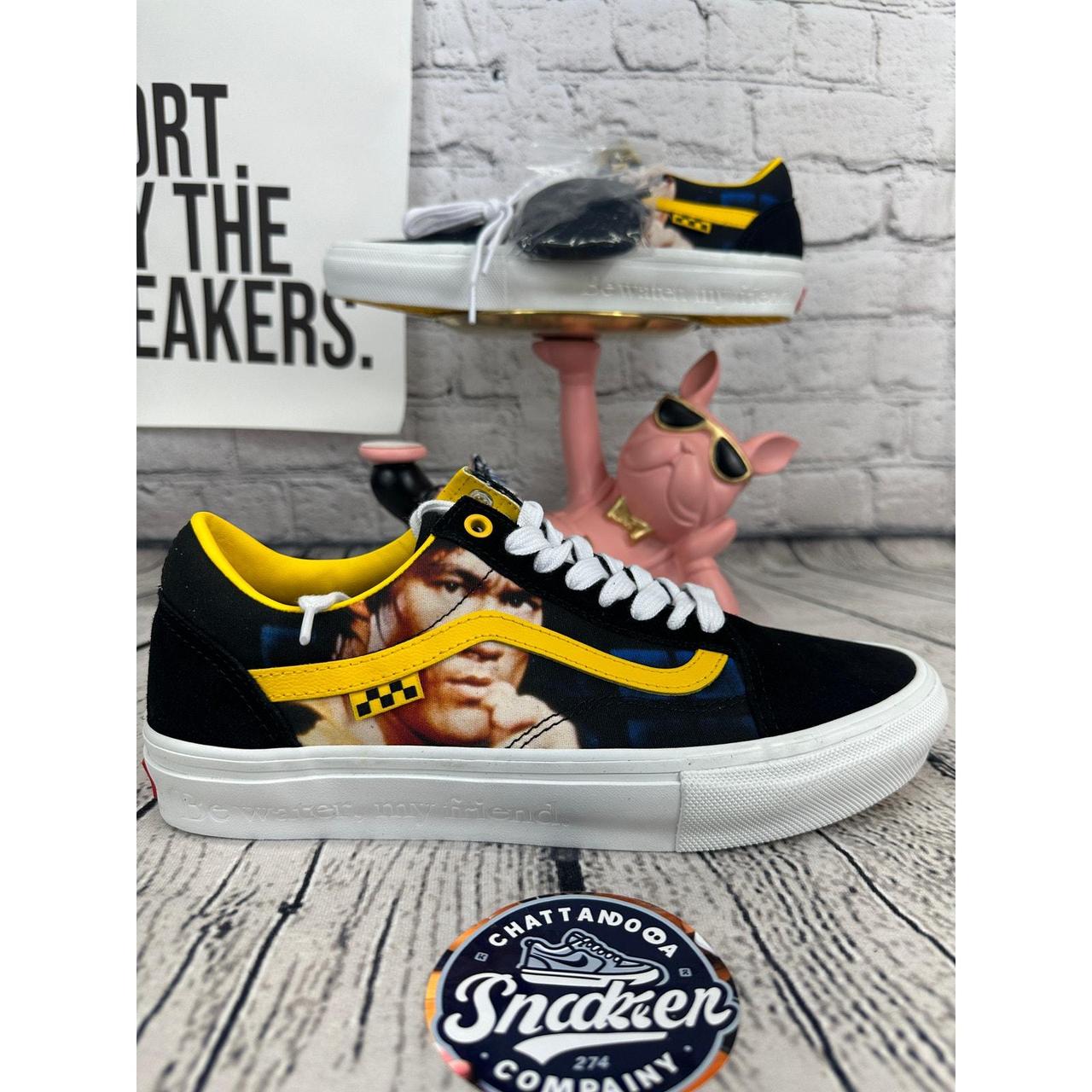 Vans Skate Old Skool x Bruce Lee Black Mens 9.5. Depop