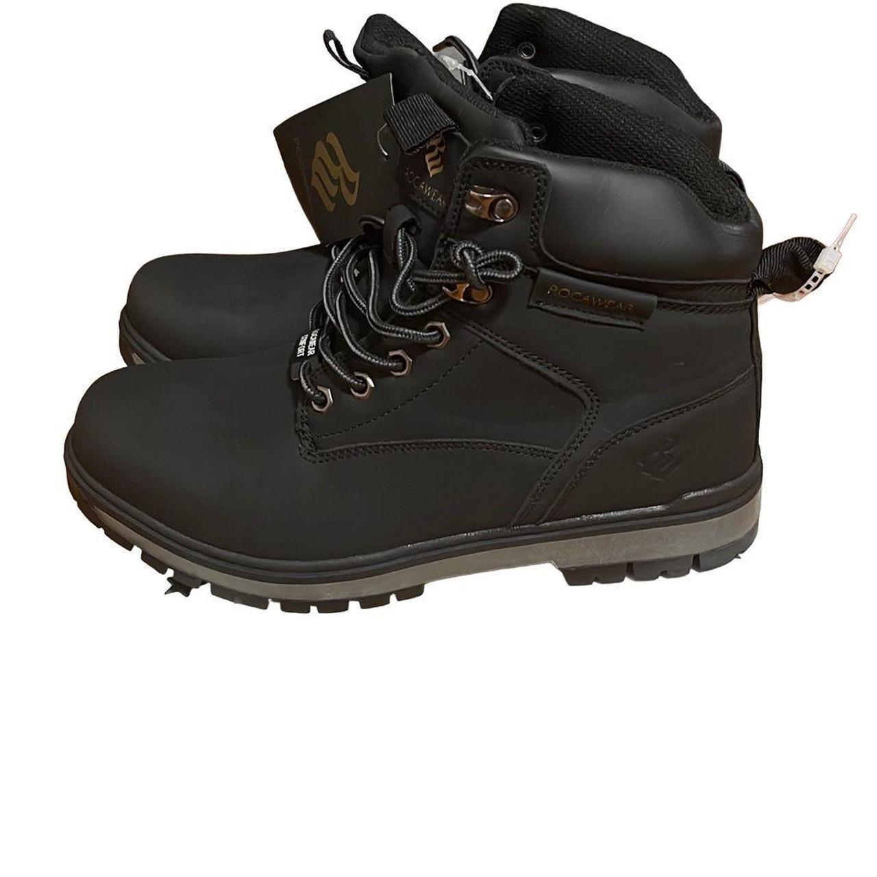Rocawear Mens Amboy Boot Wheat, Black NEW Size 8 New. - Depop