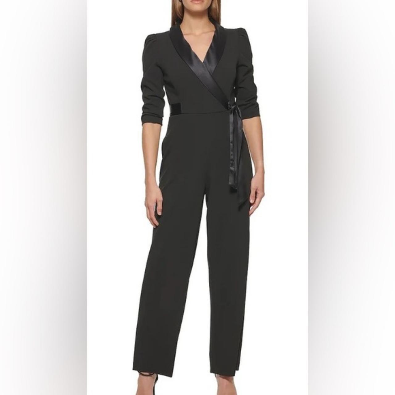 Dkny black jumpsuit online