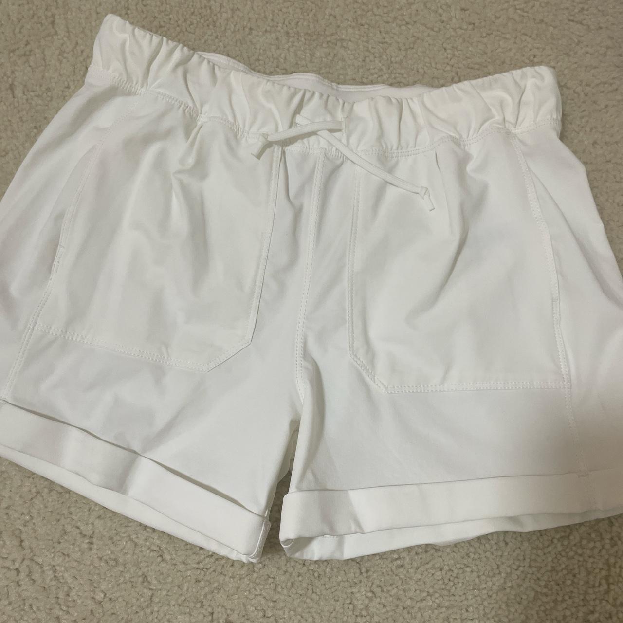 Lululemon ivviva white shorts #lululemon #ivviva... - Depop