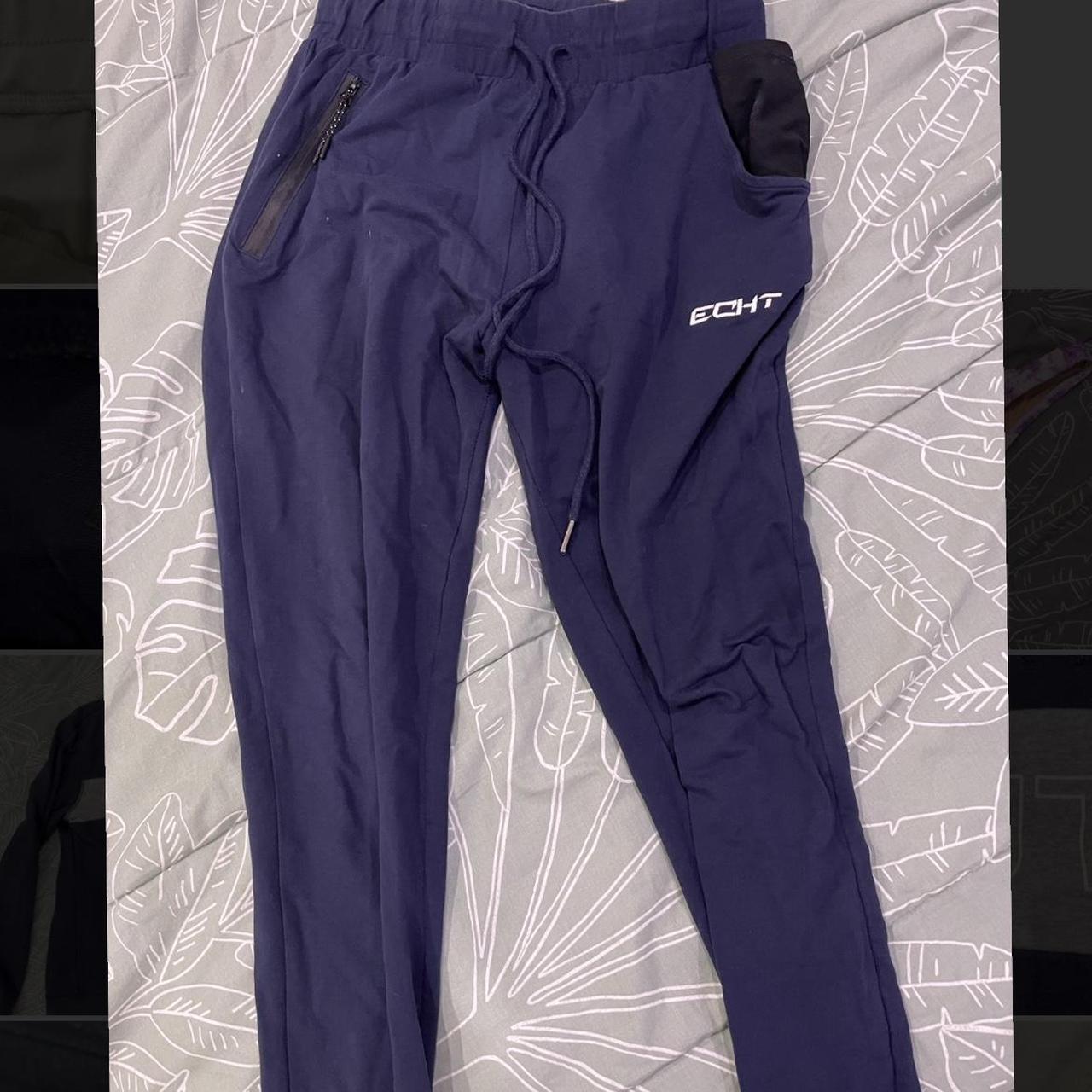 ECHT ladies tapered joggers v2 in navy blue Size Depop