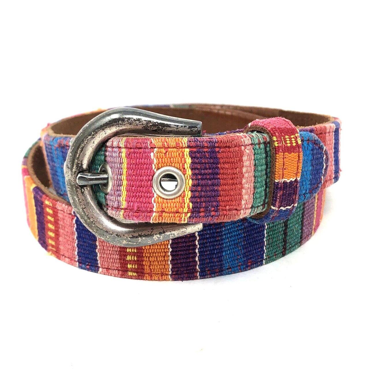 Fossil Women's Belt - Silver/Multi – Made in Guat… - image 2