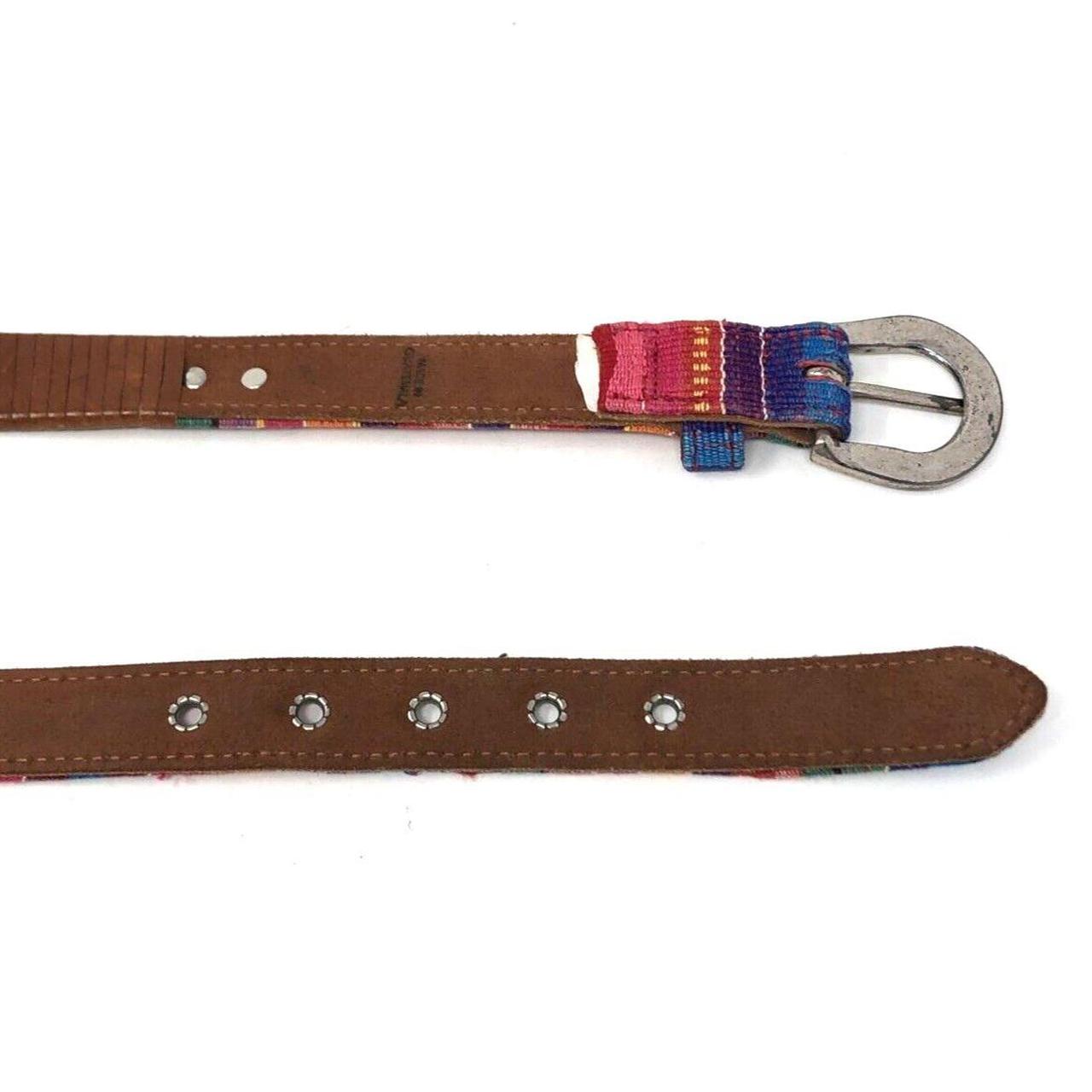 Fossil Women's Belt - Silver/Multi – Made in Guat… - image 6