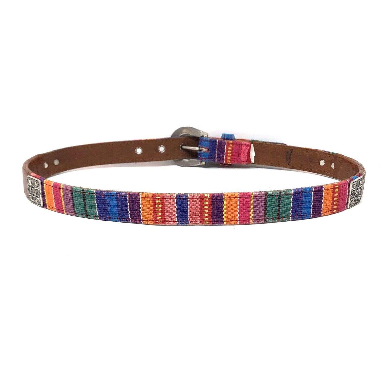 Fossil Women's Belt - Silver/Multi – Made in Guat… - image 8