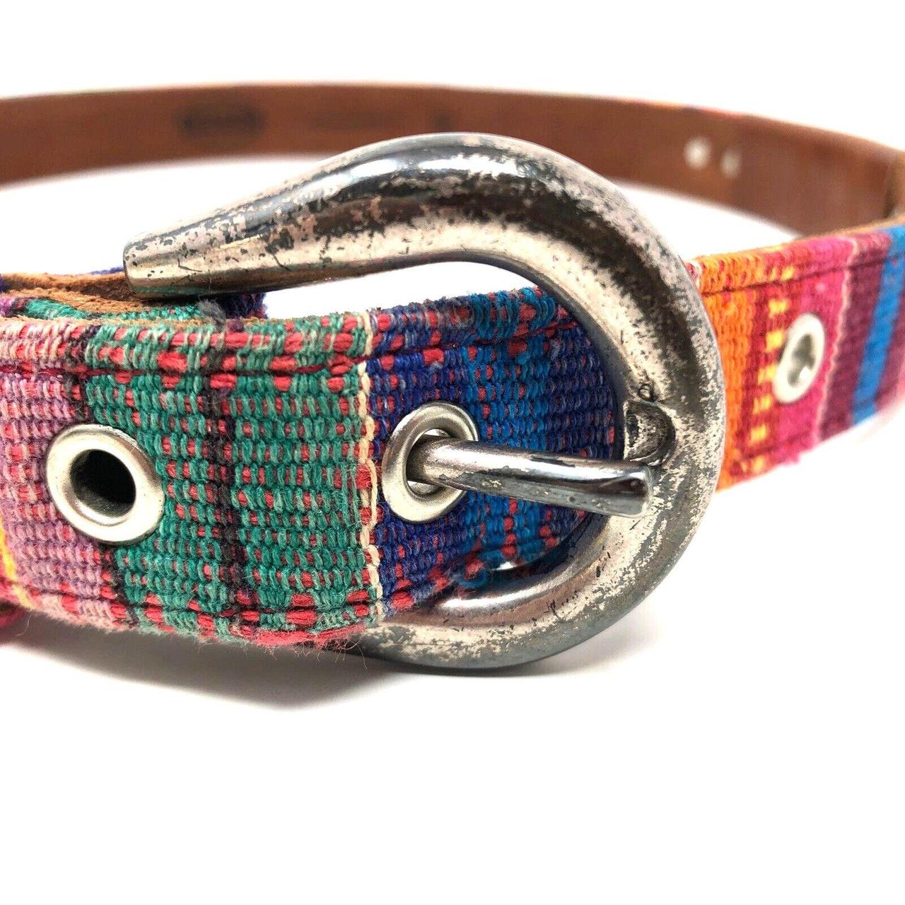 Fossil Women's Belt - Silver/Multi – Made in Guat… - image 4