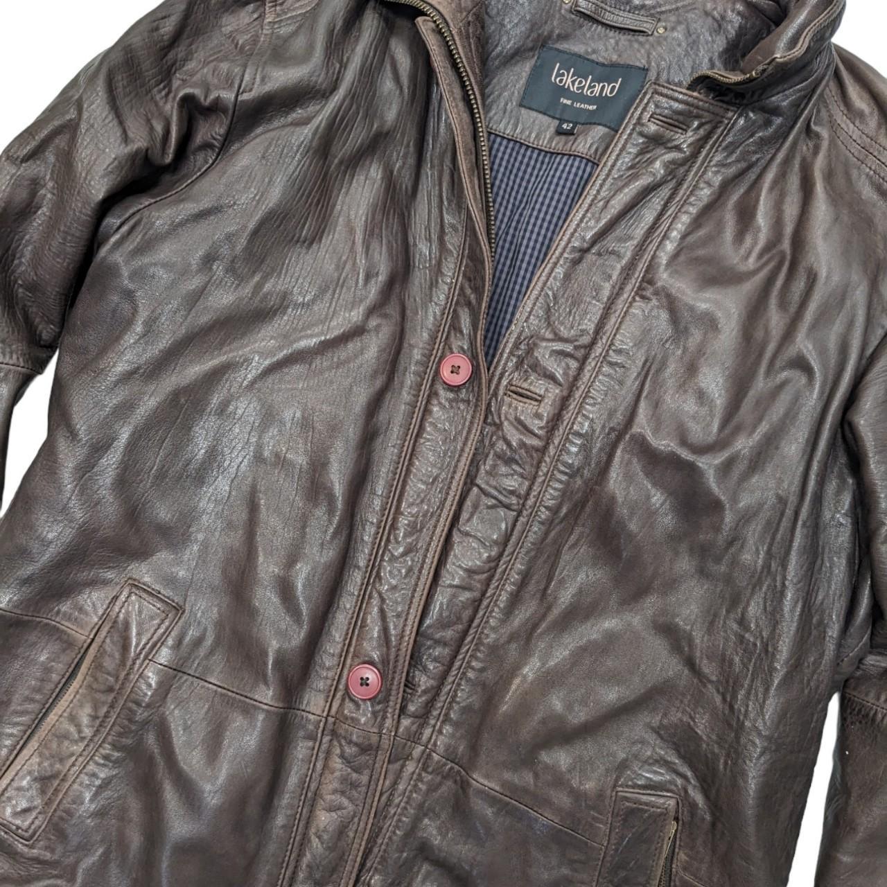 Lakeland Leather Men's Brown Jacket Depop