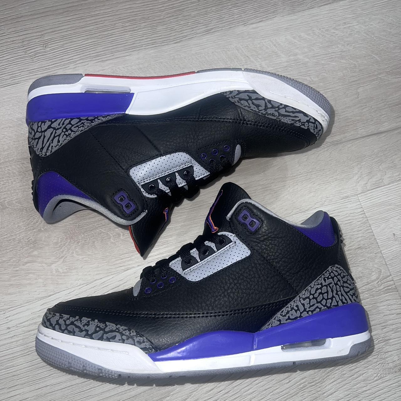 Air Jordan 3 Retro BLACK CEMENT GREY WHITE COURT