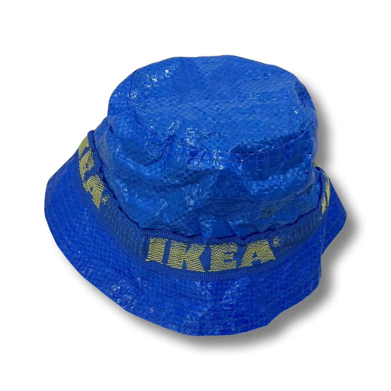 IKEA Women's Yellow and Blue Hat
