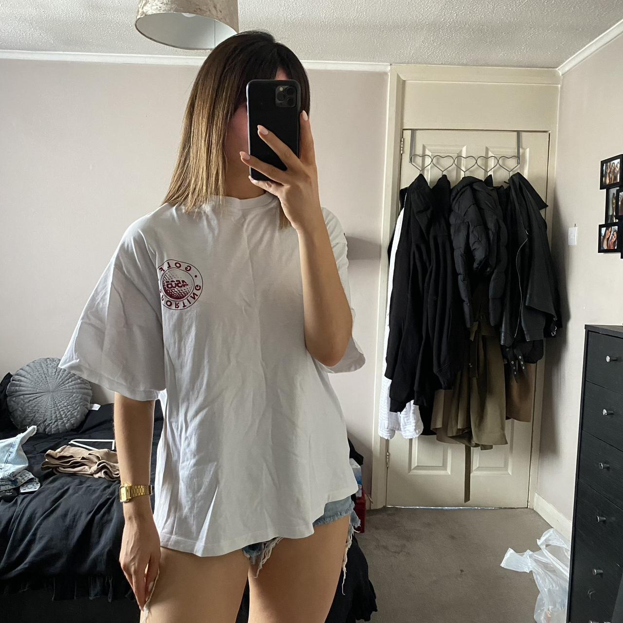 Asos oversized white tshirt, Graphic tshirt with... - Depop