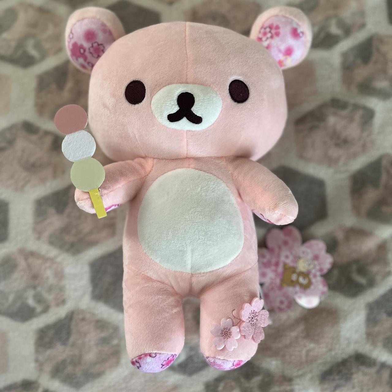 Rilakkuma Sakura Pink Dango Plush #rilakkuma... - Depop