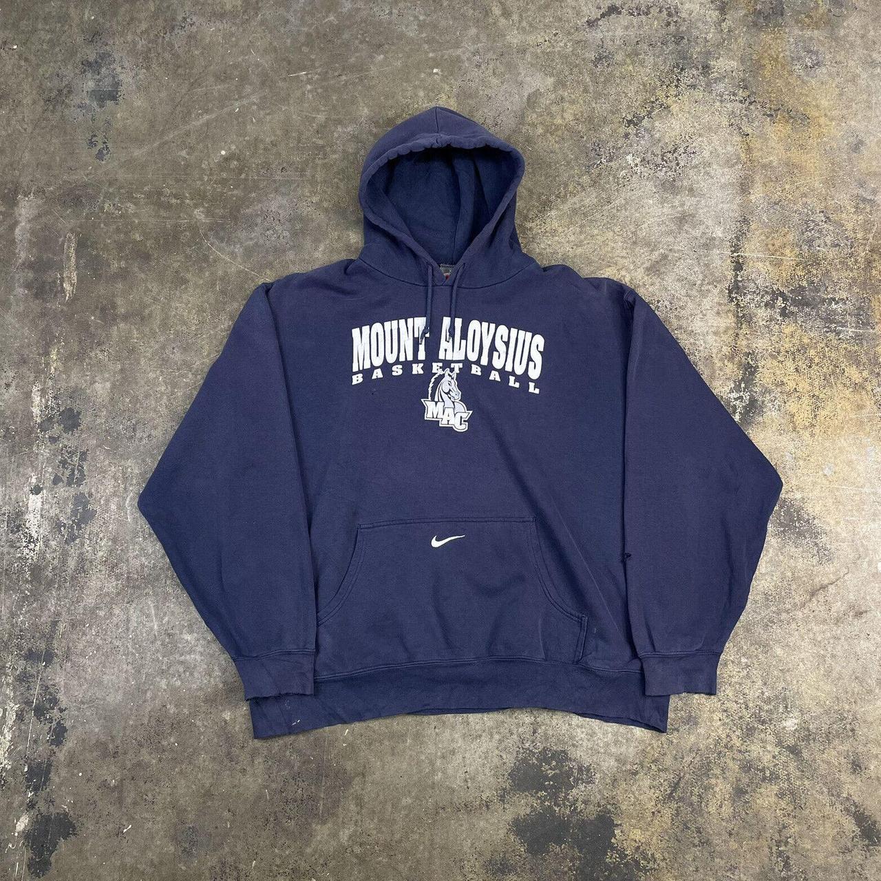 Nike Men's Blue Hoodie | Depop